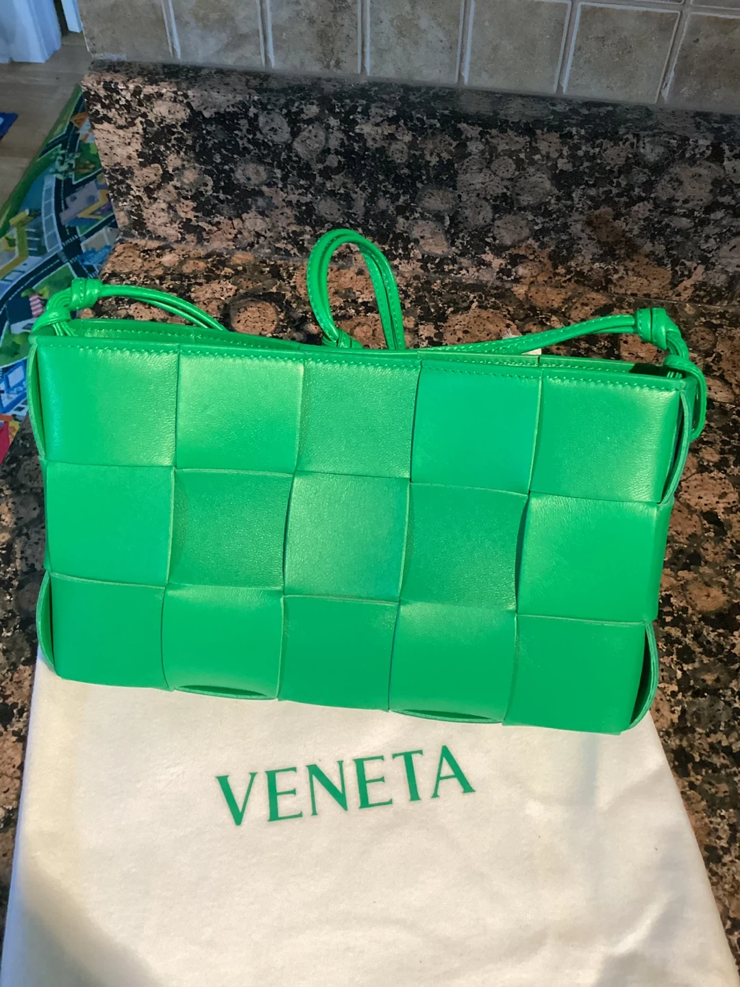 Bottega Veneta Padded Cassette Bag, Green