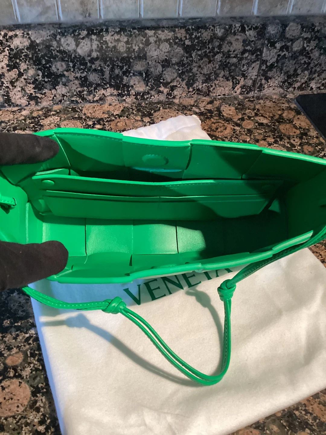 Bottega Veneta Padded Cassette Bag, Green - photo 3