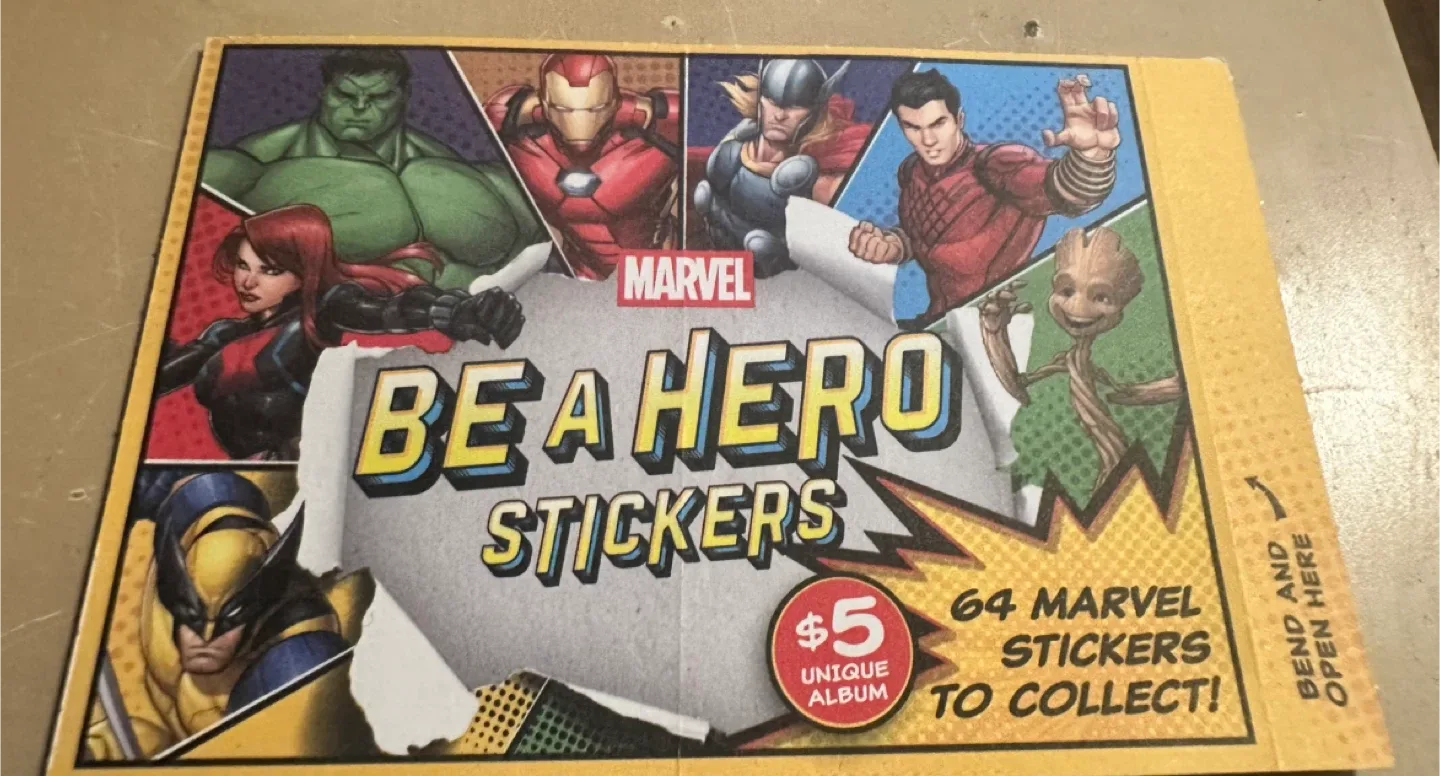 Marvel Be A Hero Stickers thumbnail