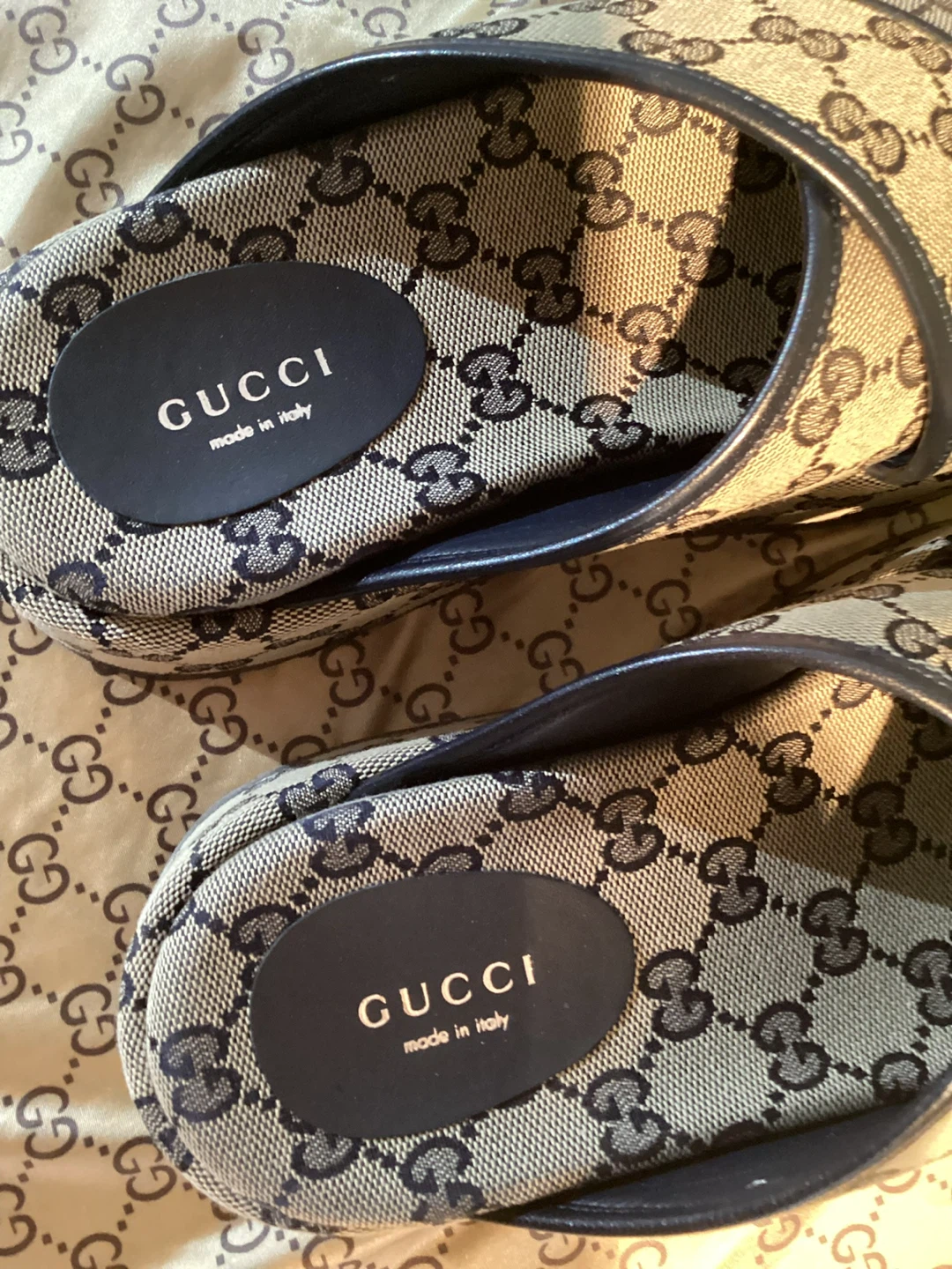 Gucci GG Canvas Platform Slides - photo 5