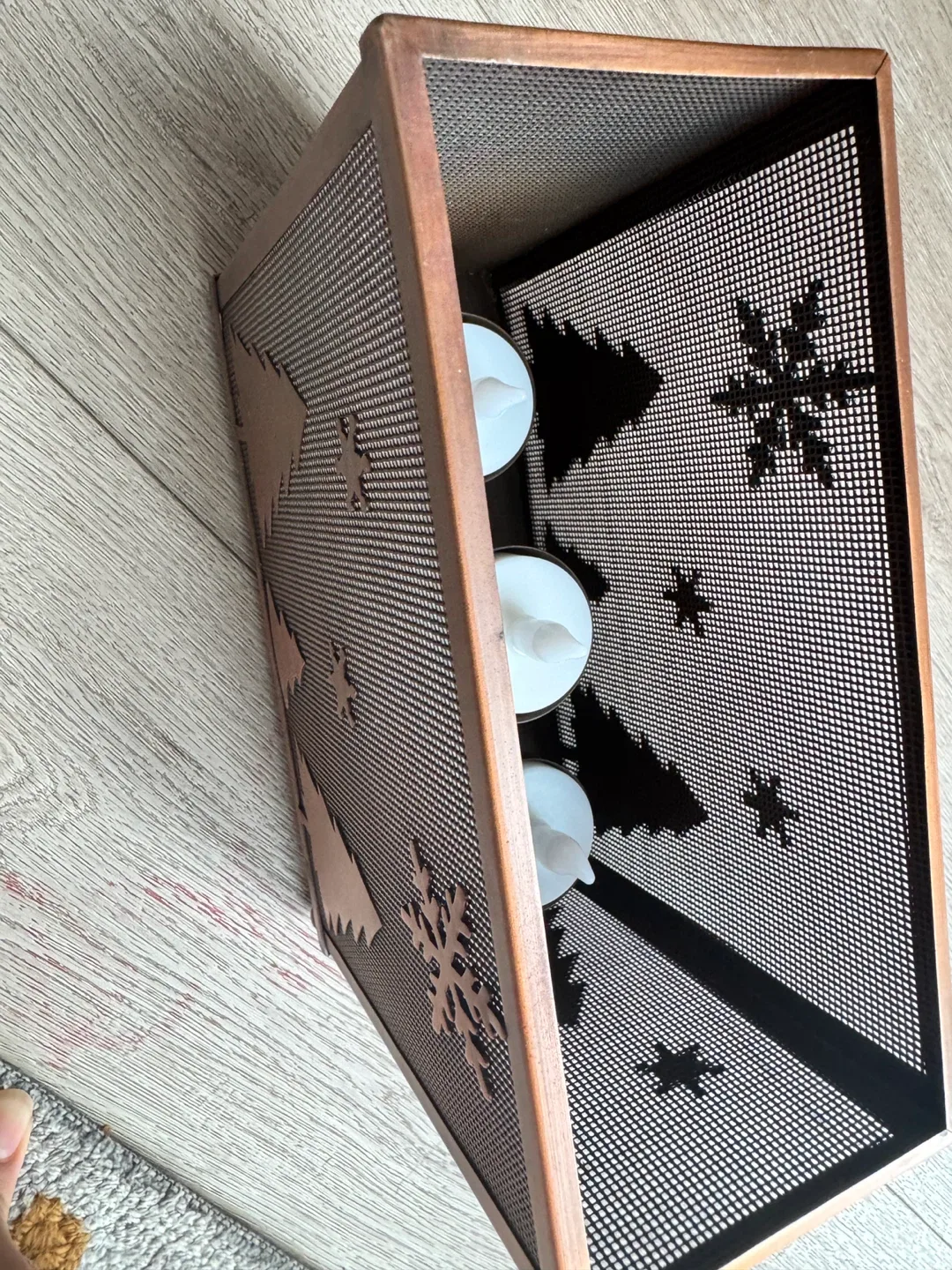 Metal Christmas Candle Holder thumbnail