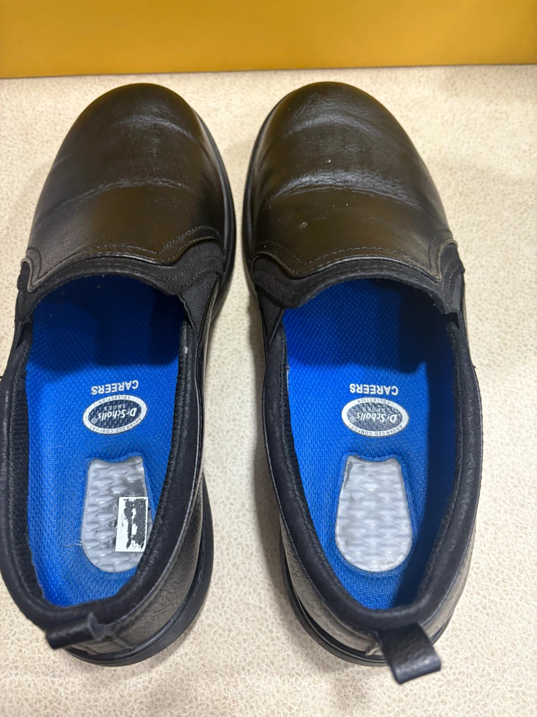 Dr. Scholl's Black Leather Slip-On Shoes - photo 2