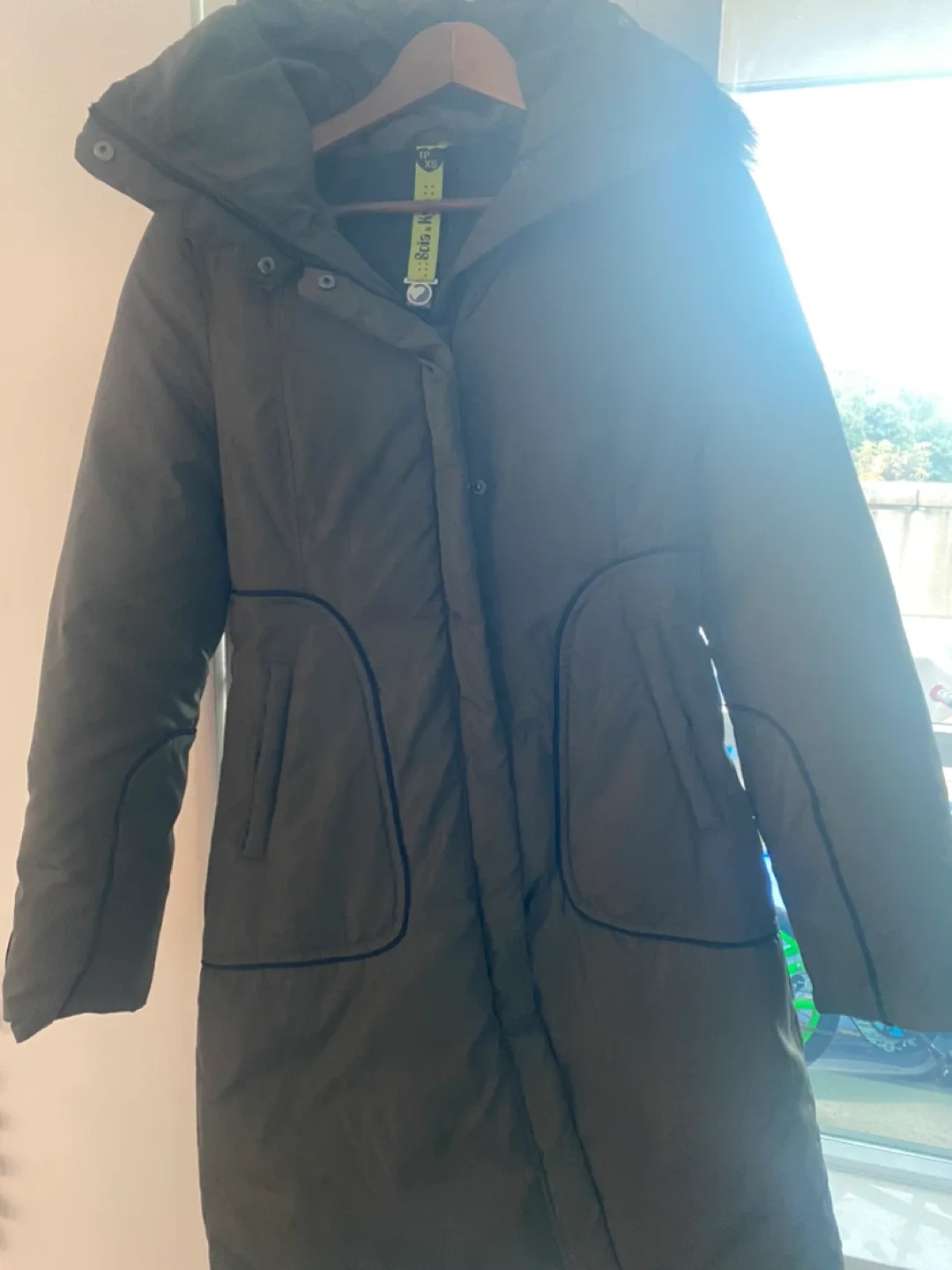 Soia & Kyo TP XS Olive Green Winter Coat thumbnail