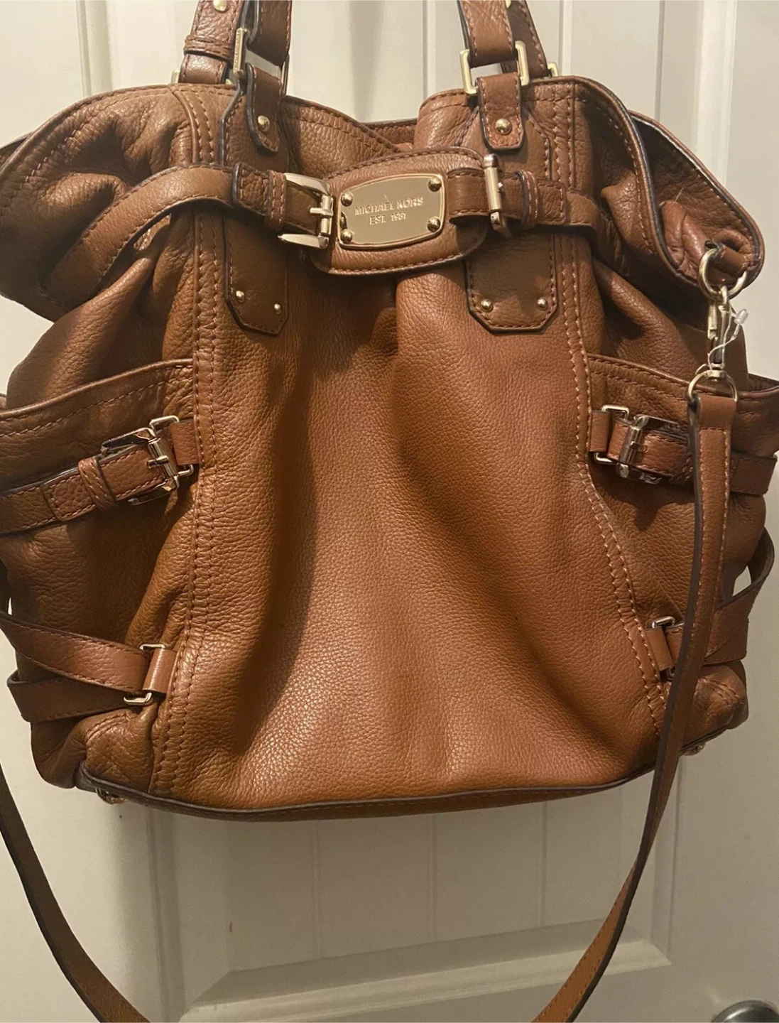 🥕Michael Kors Brown Leather Tote Bag - photo 2