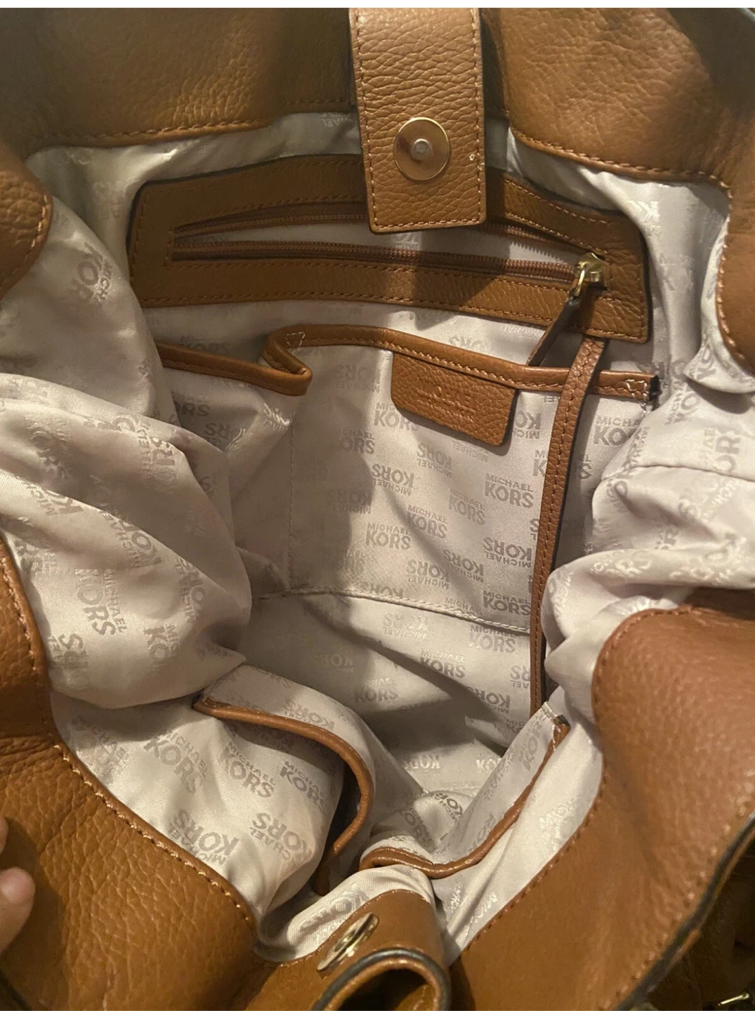 🥕Michael Kors Brown Leather Tote Bag - photo 5