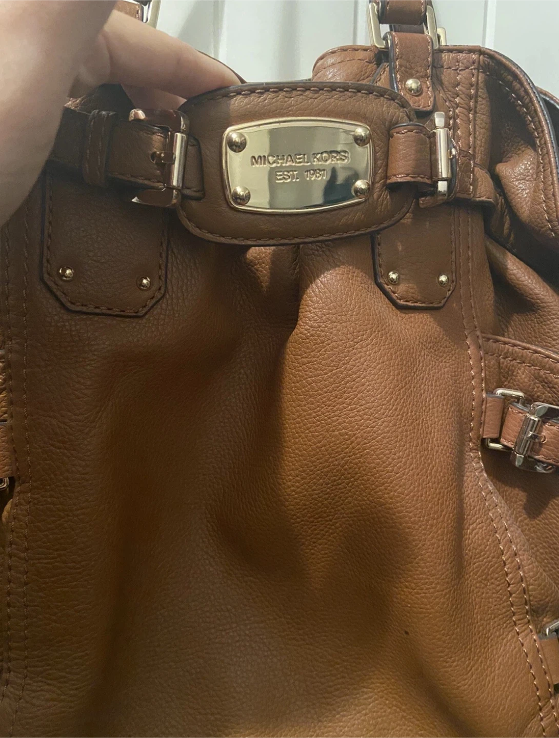 🥕Michael Kors Brown Leather Tote Bag