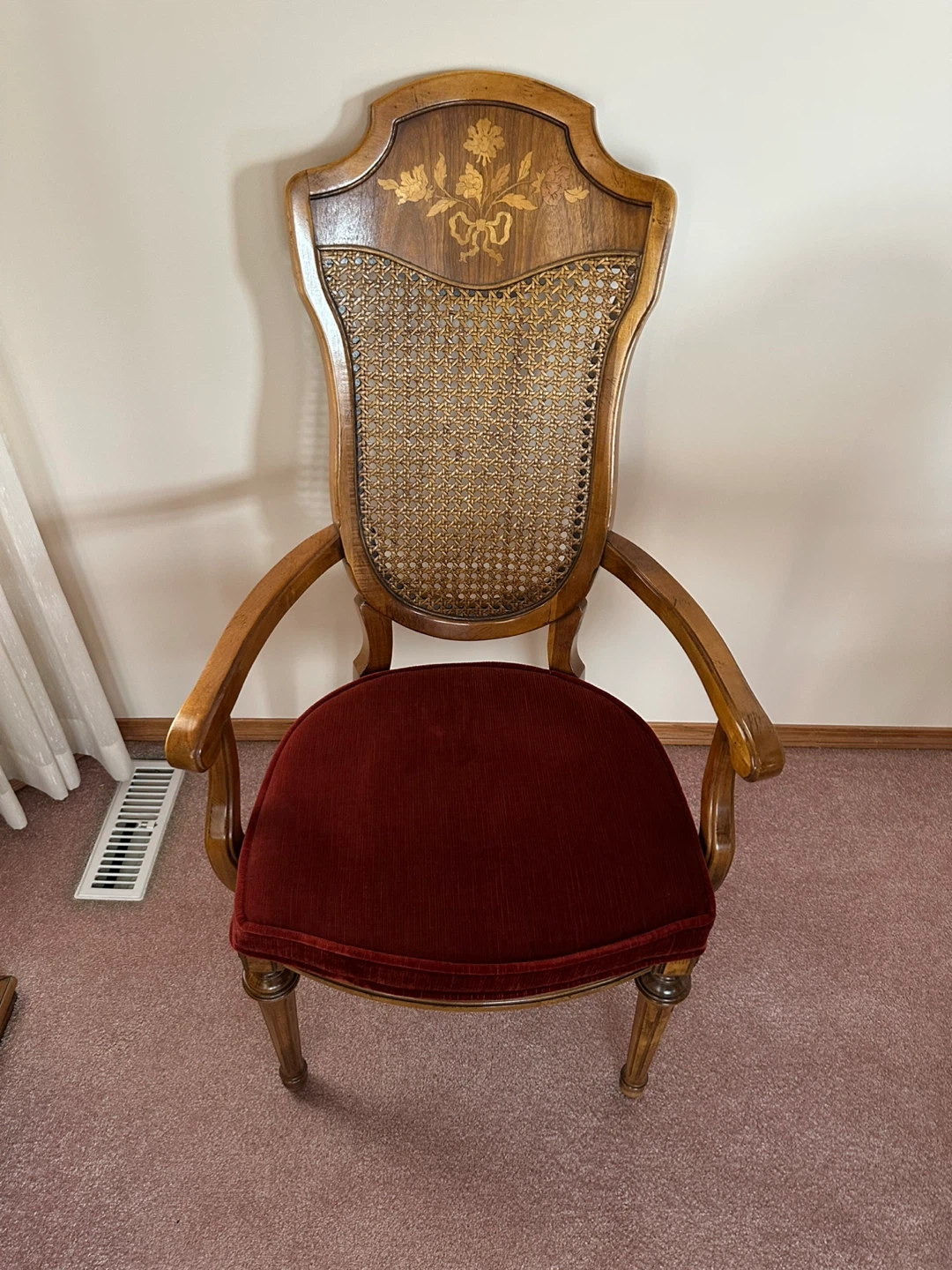 Solid Wood Dining Set with Hutch and 6 Chairs - photo 2
