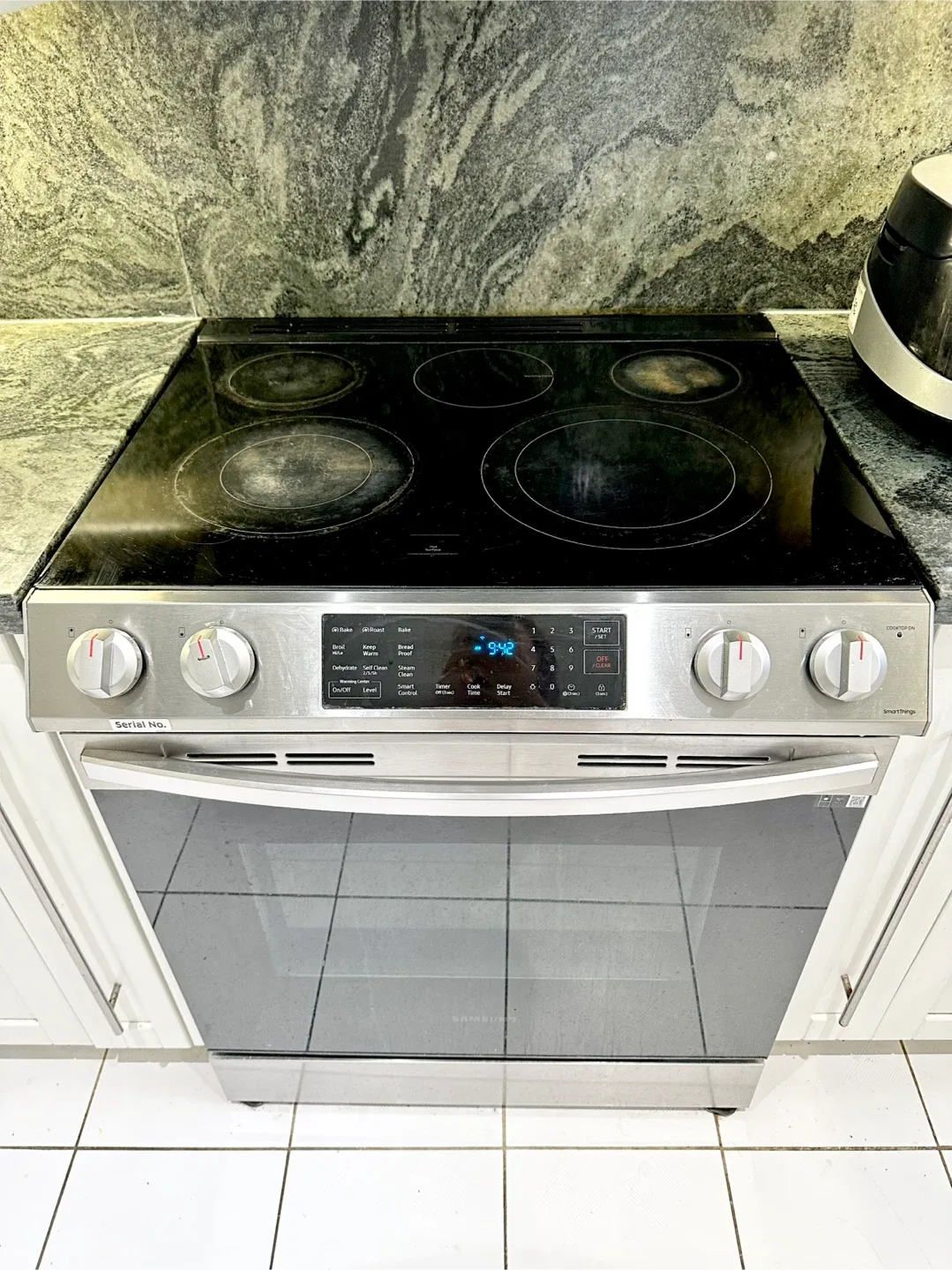 Samsung Smart Electric Slide-in Range with Fan Convection image indicator(2)