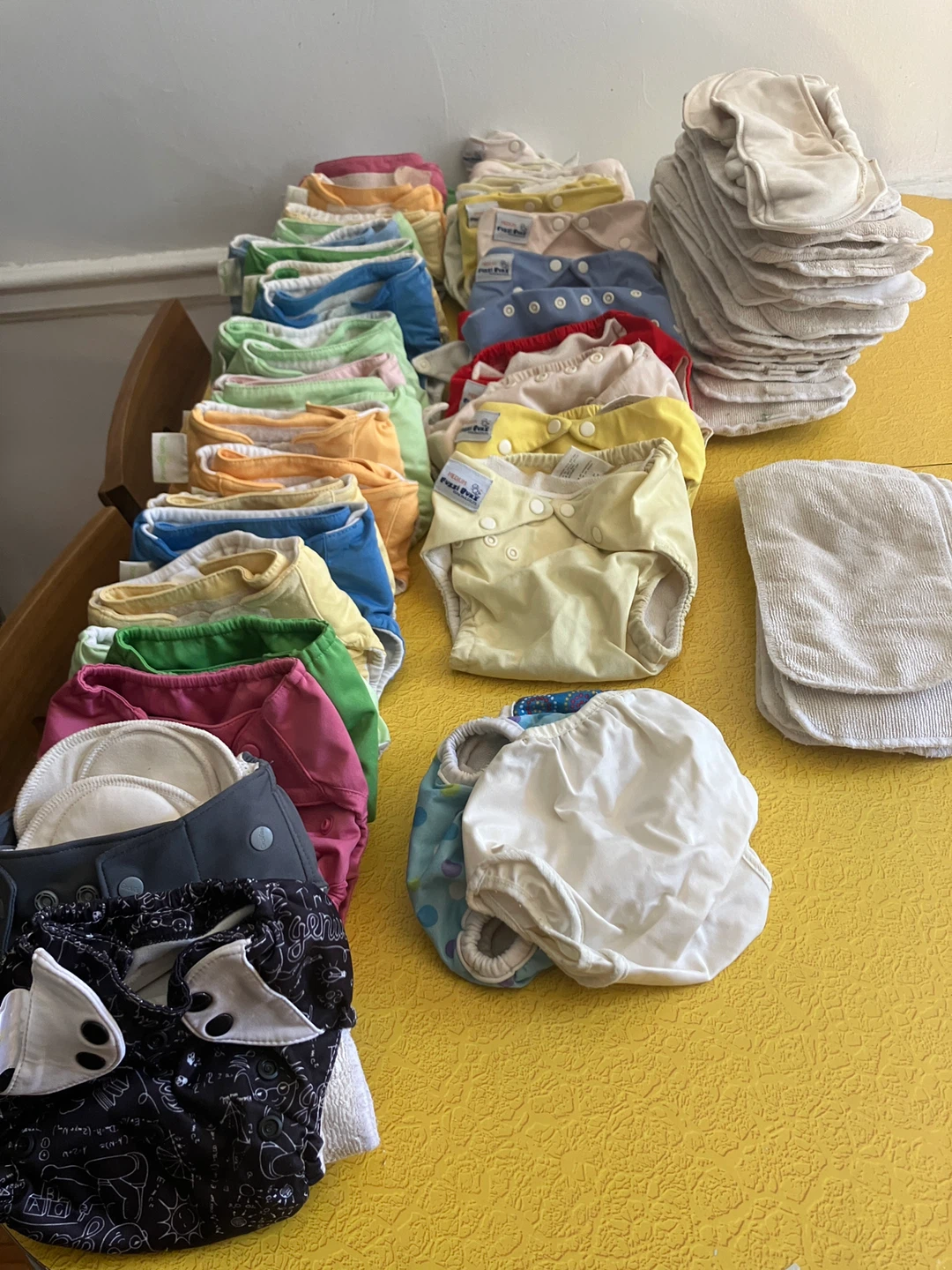 Lot of Cloth Diapers - Fuzzi Bunz, Bum Genius