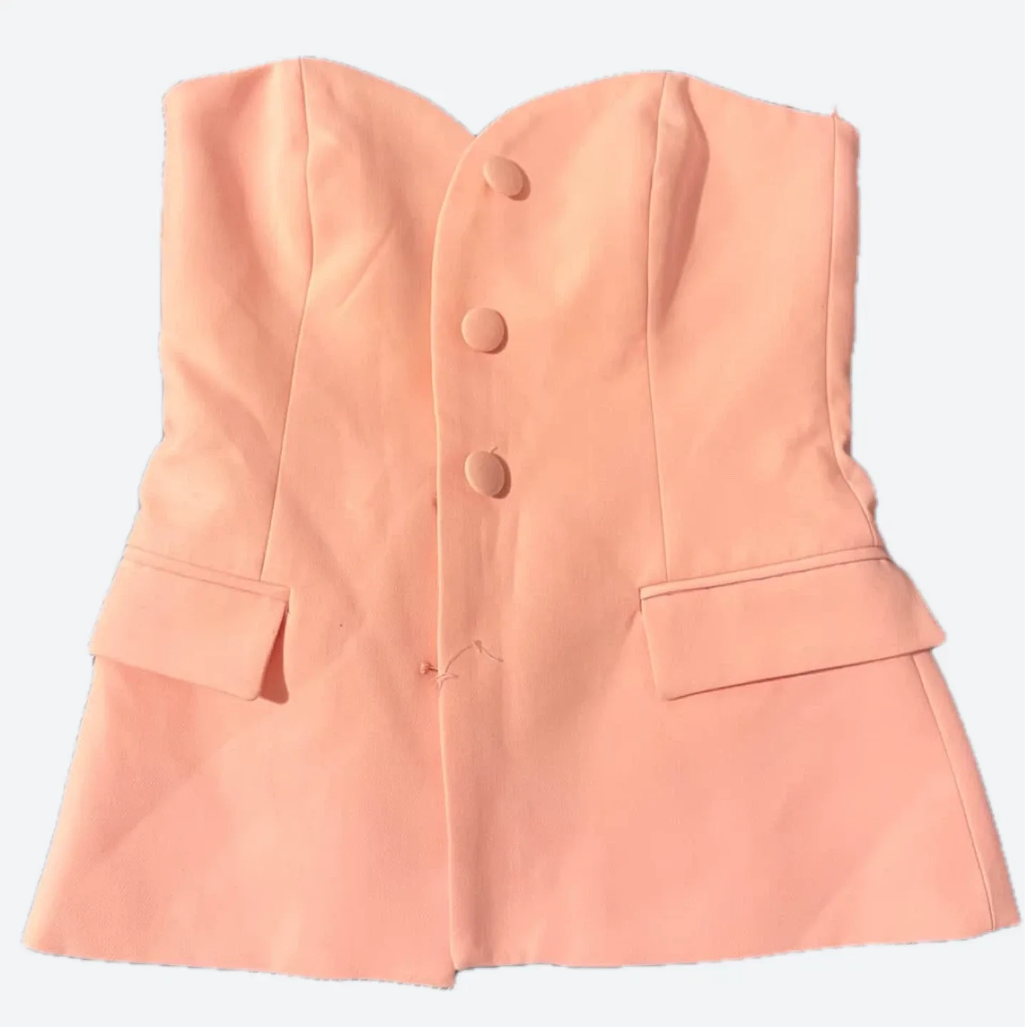 Pink Strapless  corset thumbnail