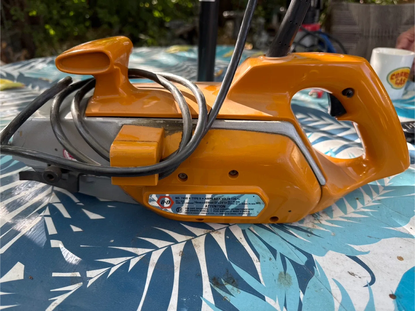 Vintage B&D Belt Sander