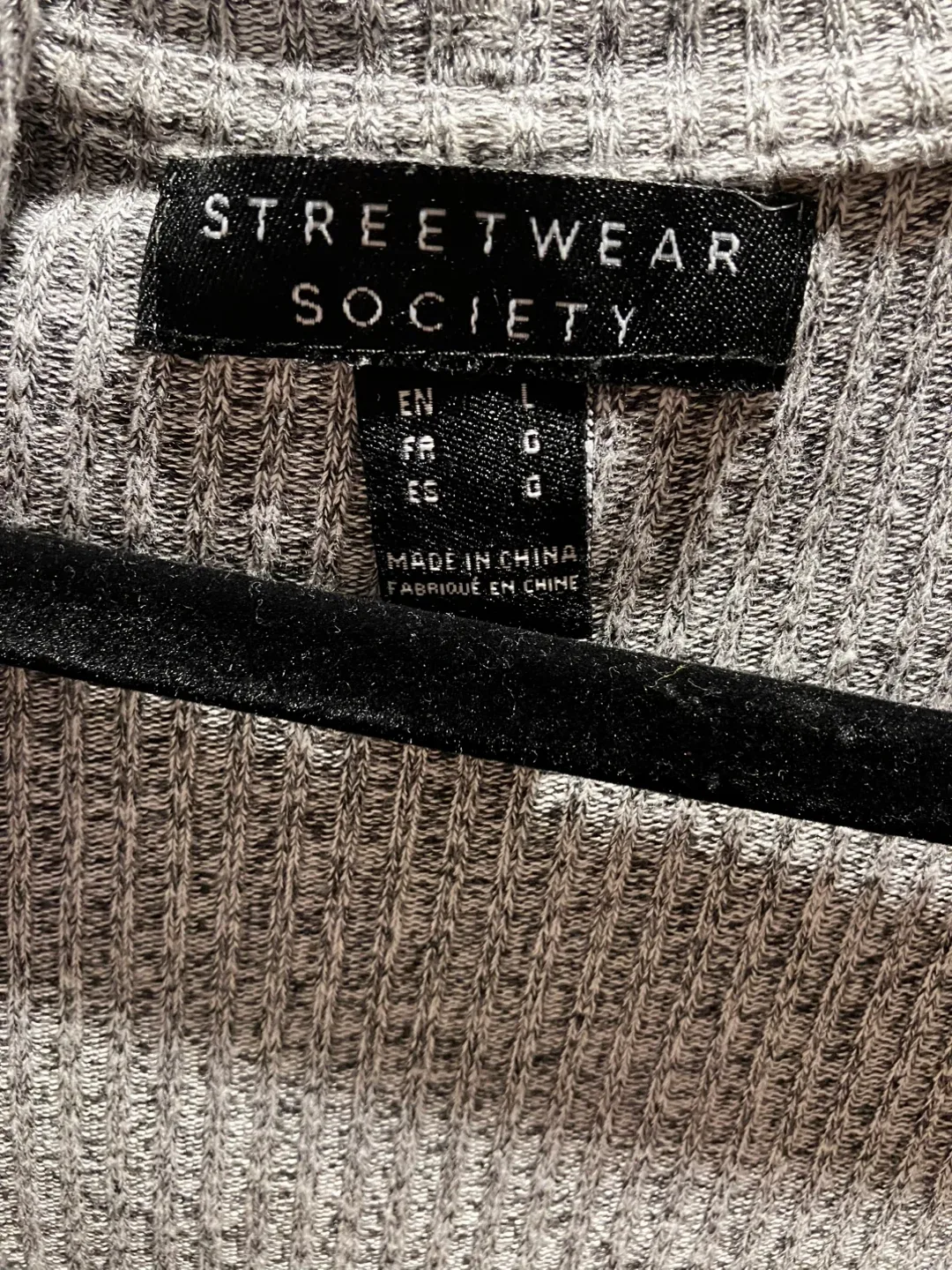 Streetwear Society Grey Cardigan - Size L image indicator(4)