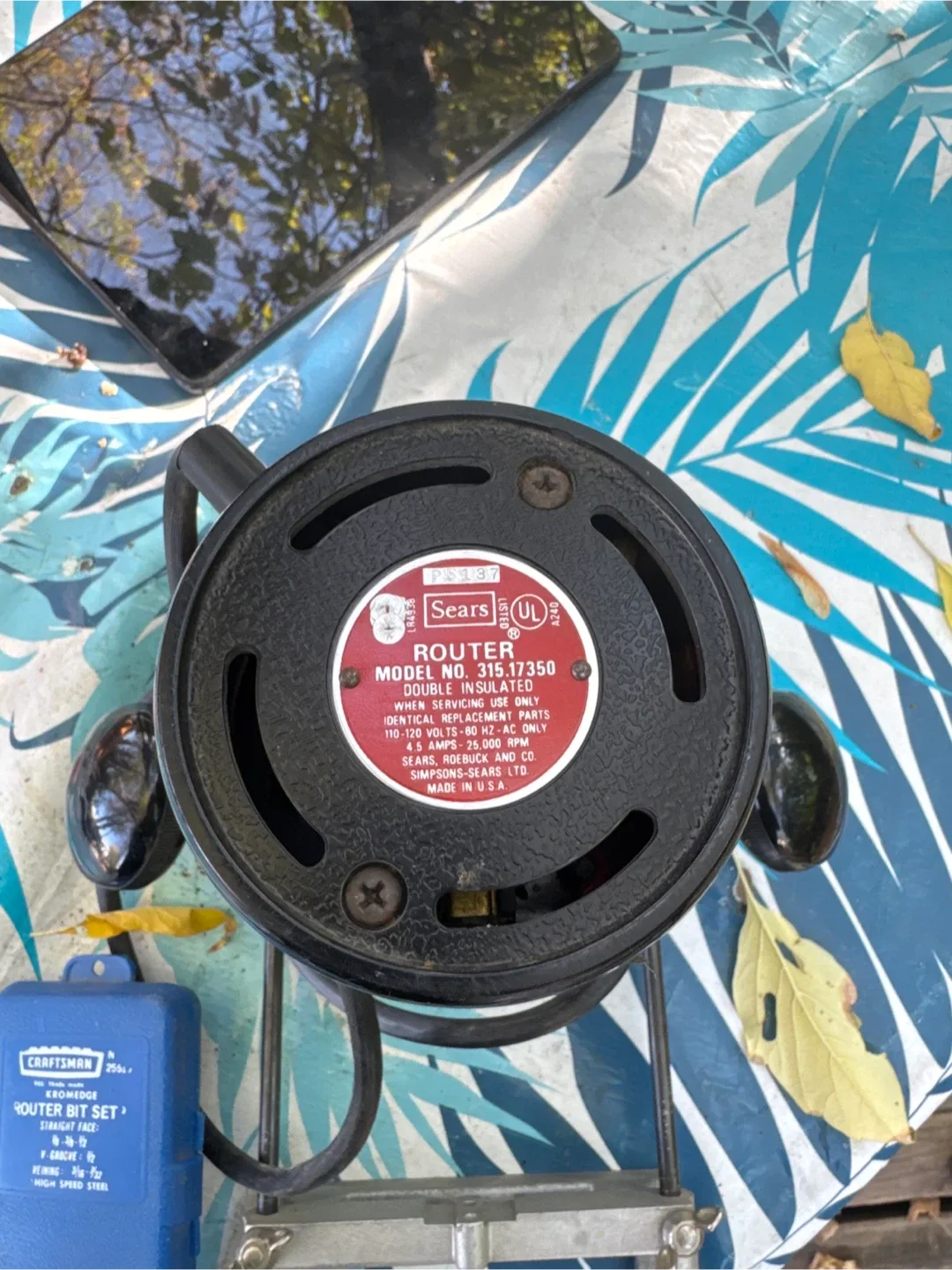 Vintage Sears Router Model No. 315.17350