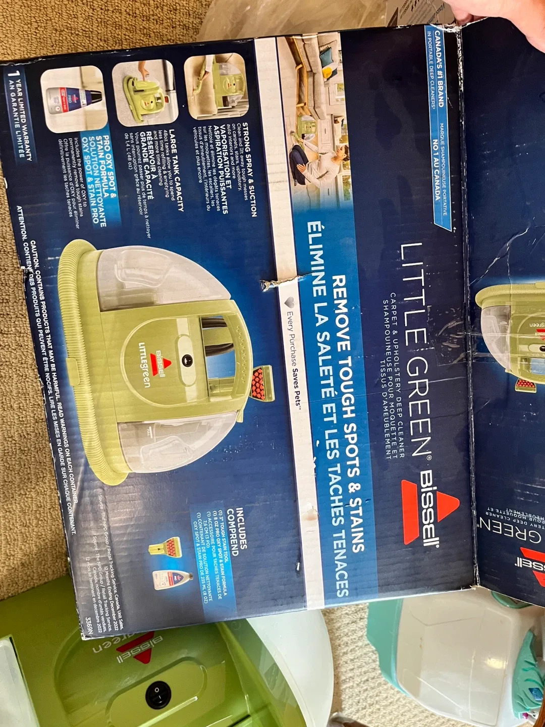 Bissell Little Green Carpet & Upholstery Cleaner thumbnail