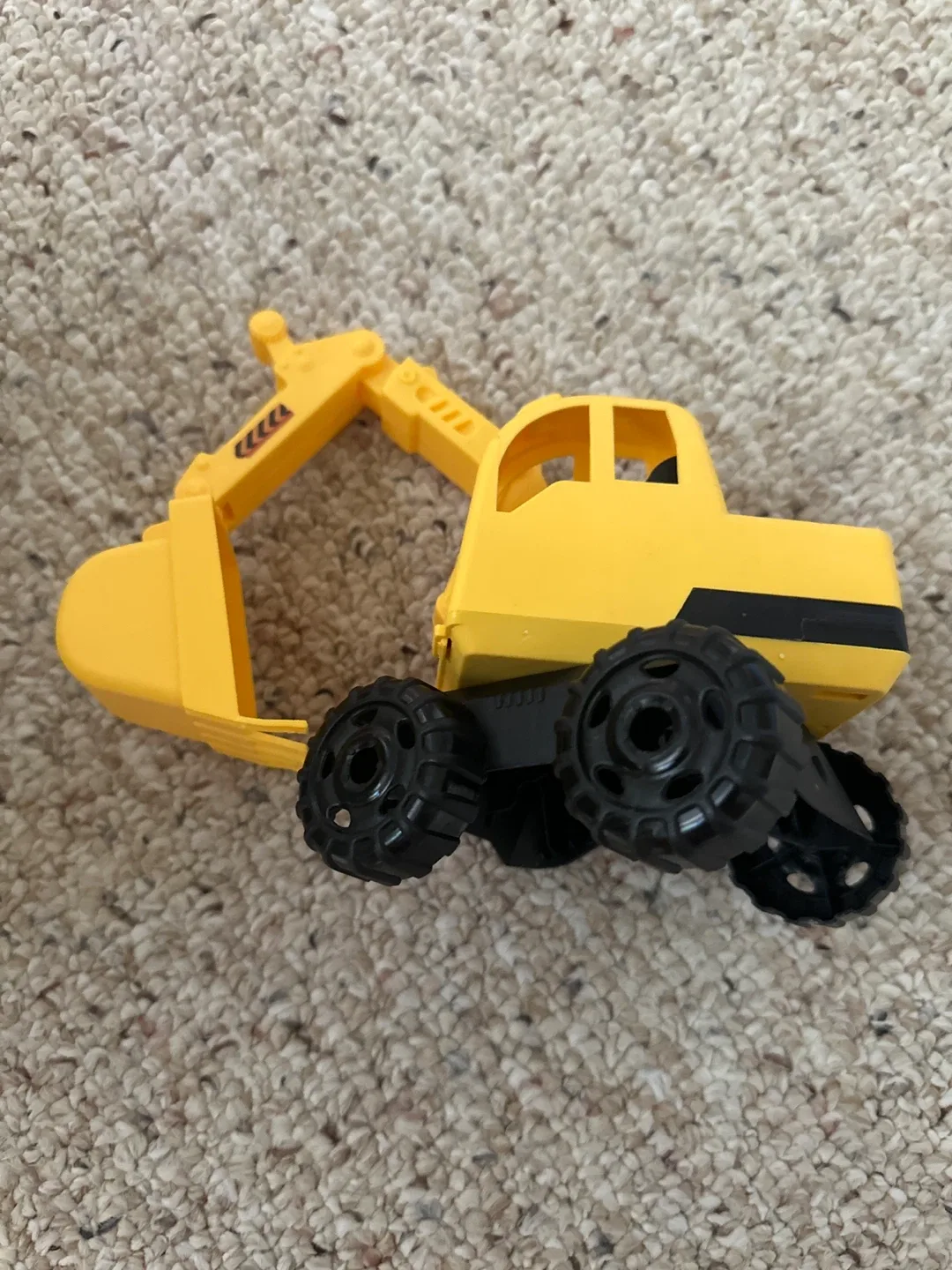 Yellow Toy Excavator thumbnail