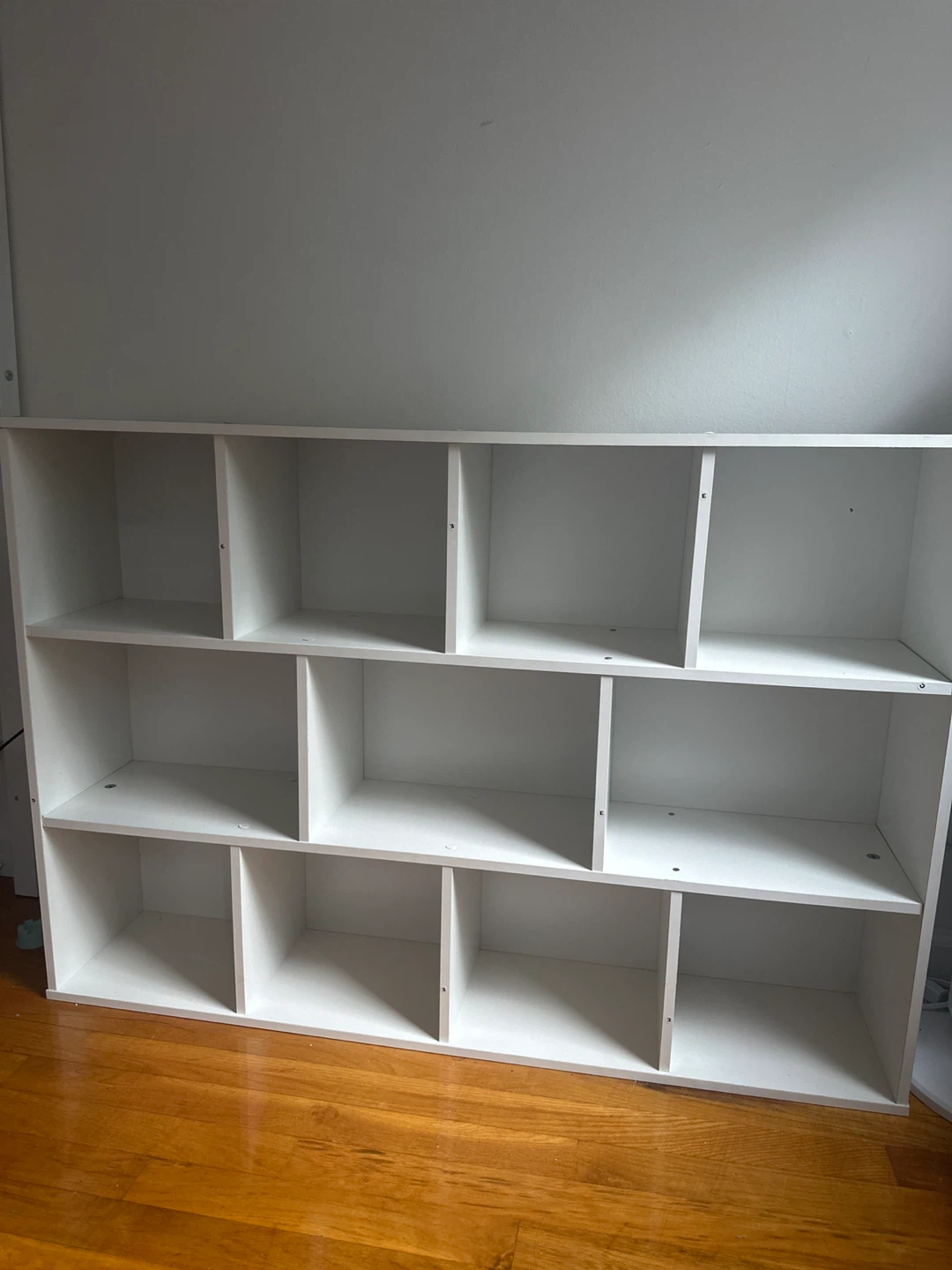 White 9-Cube Storage Organizer Shelf