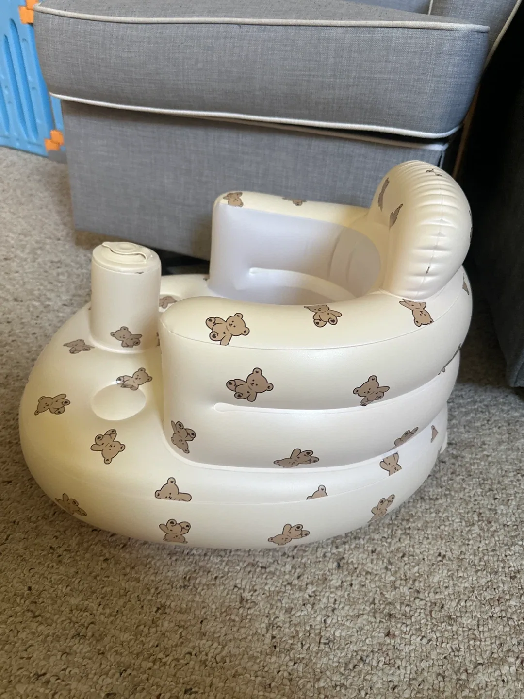 Inflatable Baby Seat with Teddy Bear Print image indicator(2)