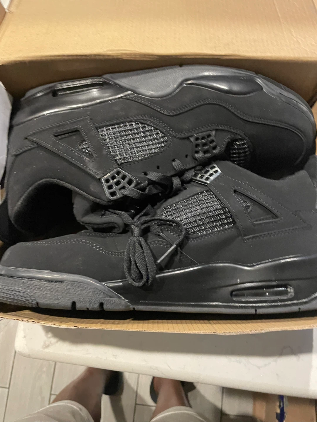 Air Jordan 4 Retro Black Cat Size 12 - photo 3