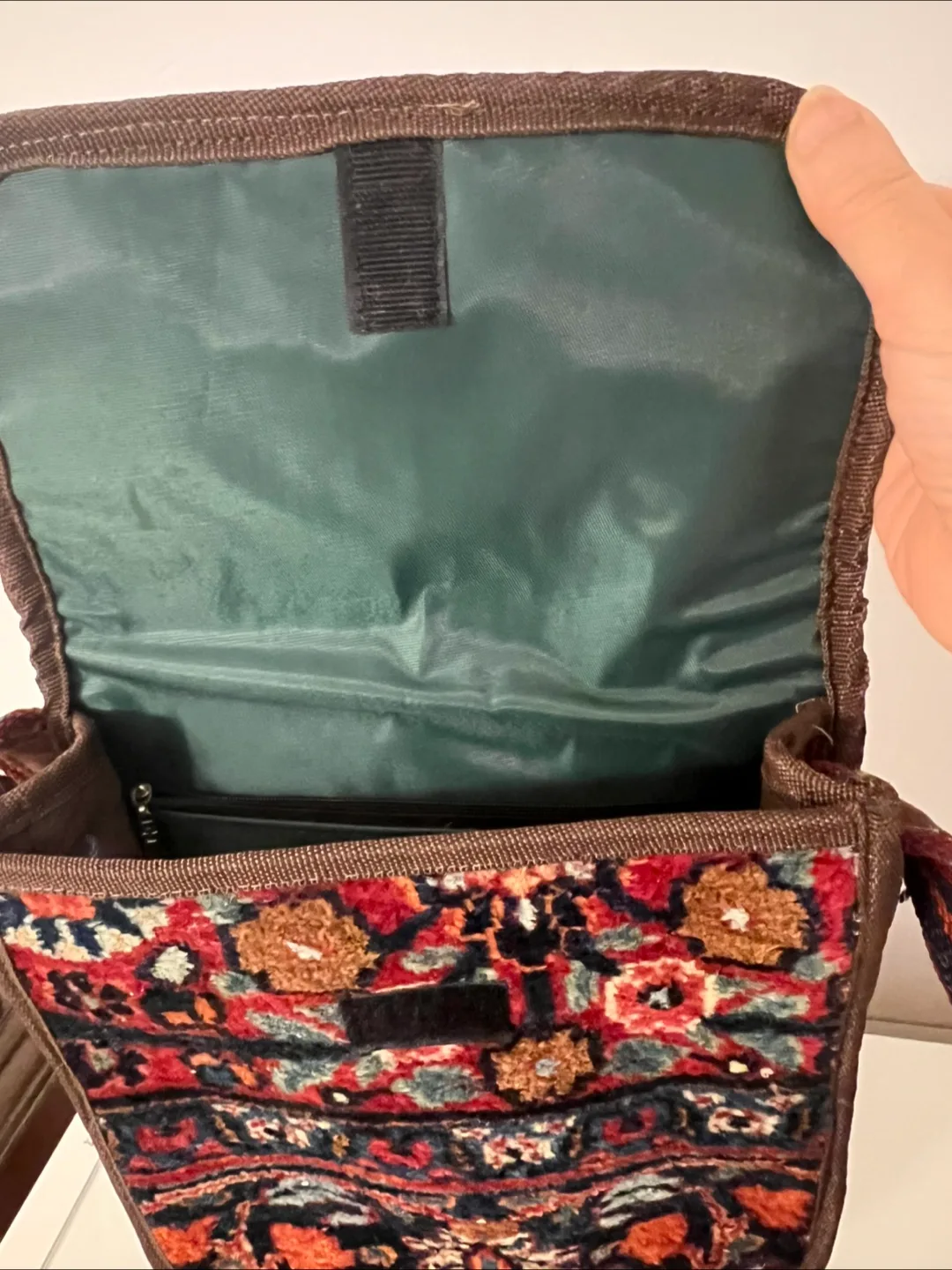 hand made Carpet purse from Iran image indicator(4)