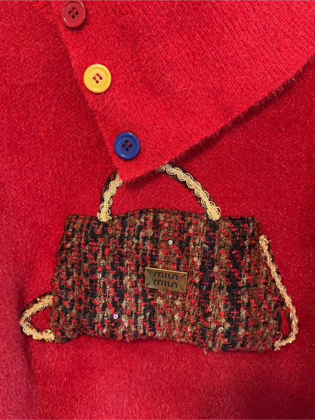 Kids Red Sweater size 5-6T image indicator(2)