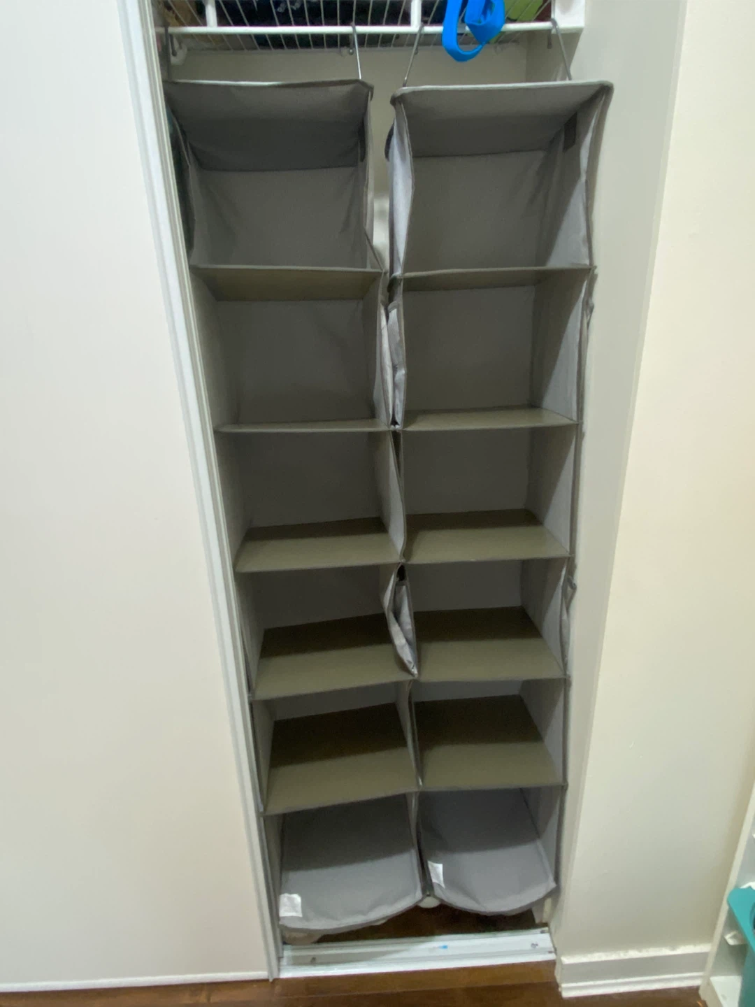 Hanging Closet Organizer - Grey