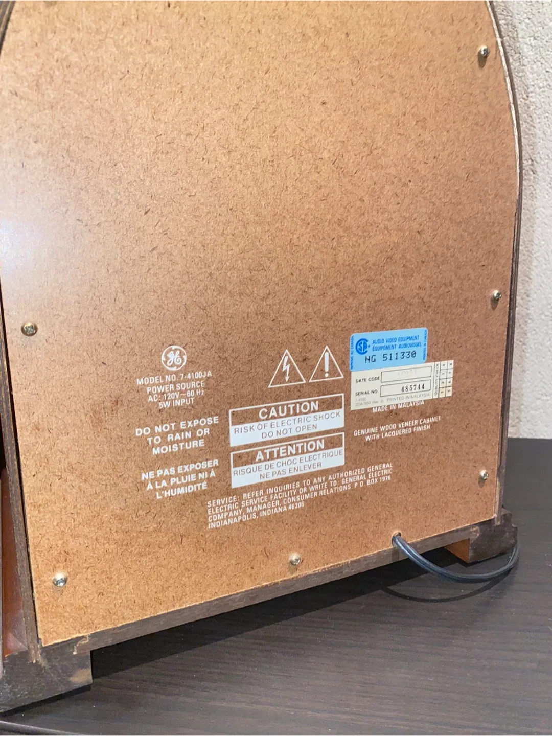 Vintage General Electric Radio image indicator(3)