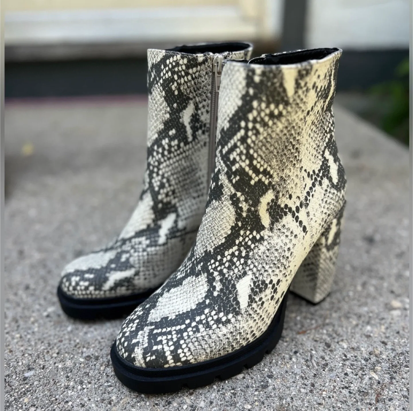 Steve Madden Snakeskin Boots thumbnail