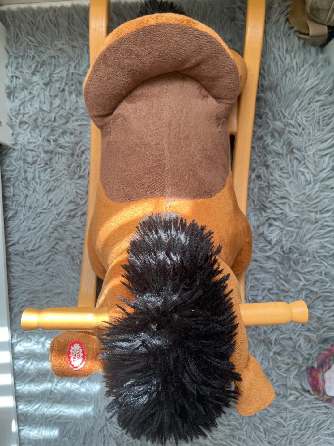 Rocking Horse Plush Ride-On Toy - photo 3
