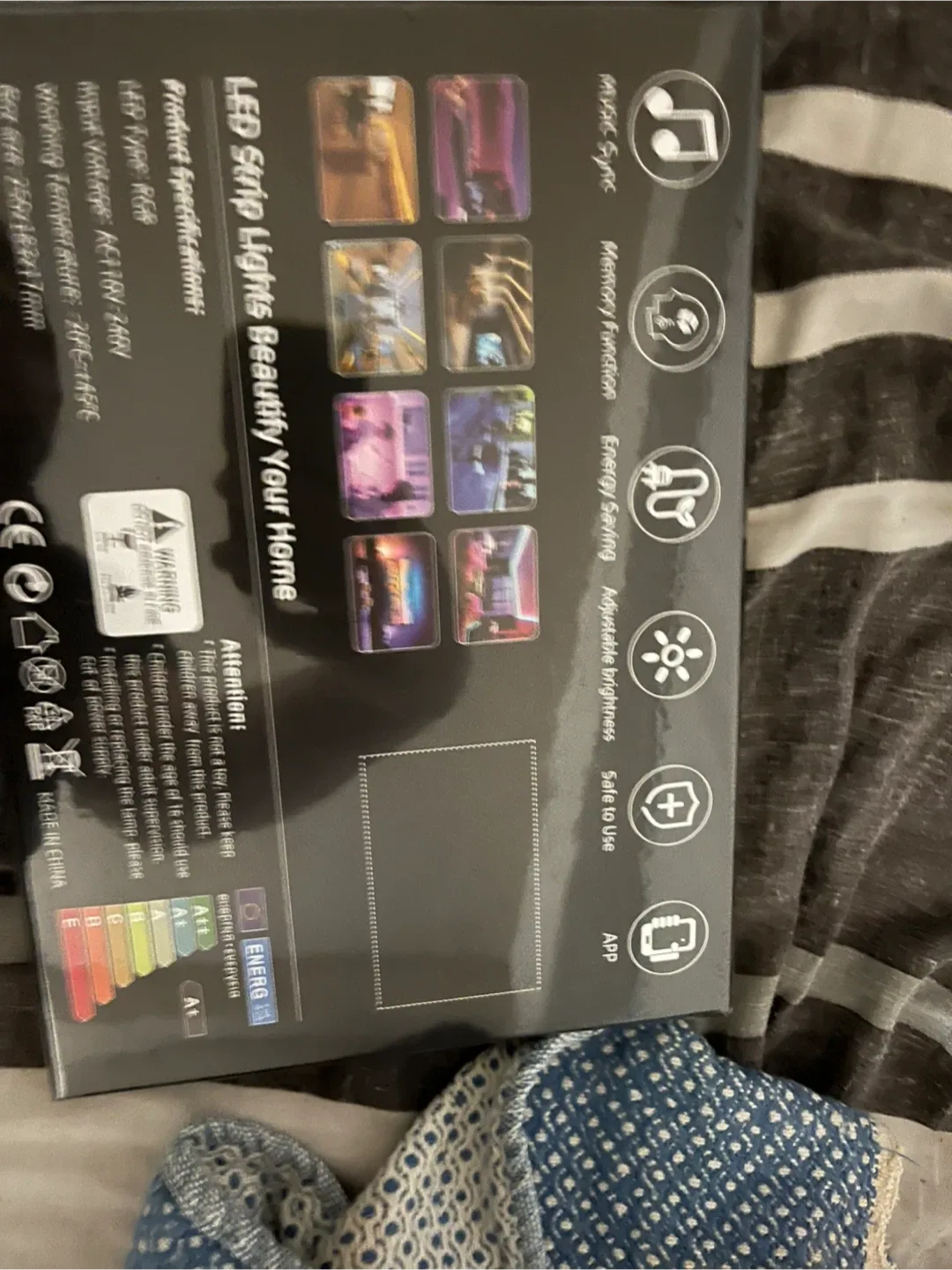 New LED Strip Lights with Music Sync image indicator(2)