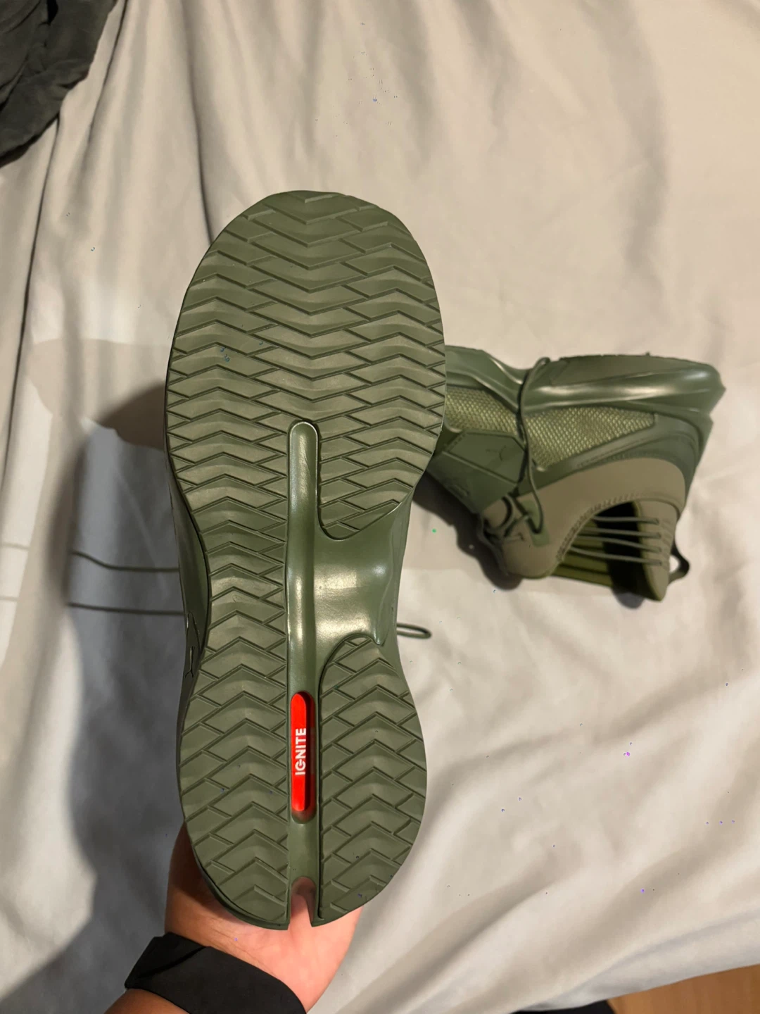 Puma Fenty by Rihanna Olive Green Shoes - photo 4