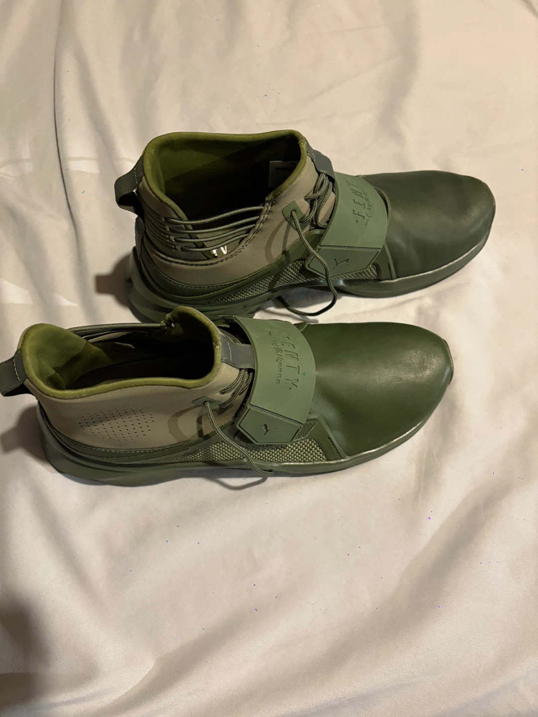 Puma Fenty by Rihanna Olive Green Shoes - photo 2
