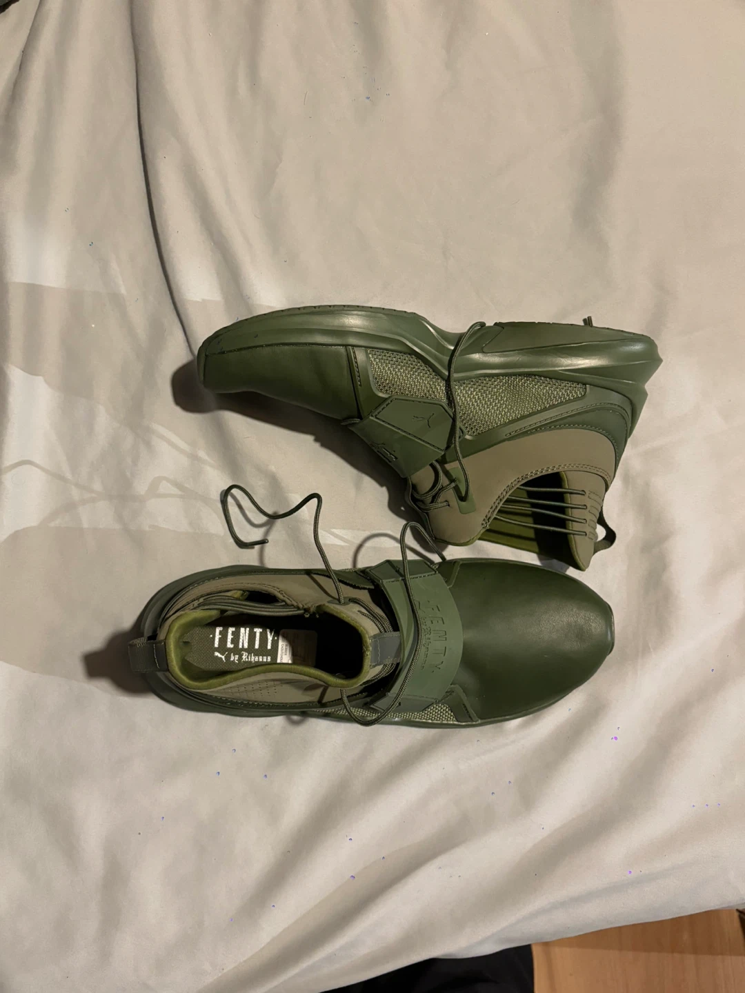 Puma Fenty by Rihanna Olive Green Shoes - photo 5