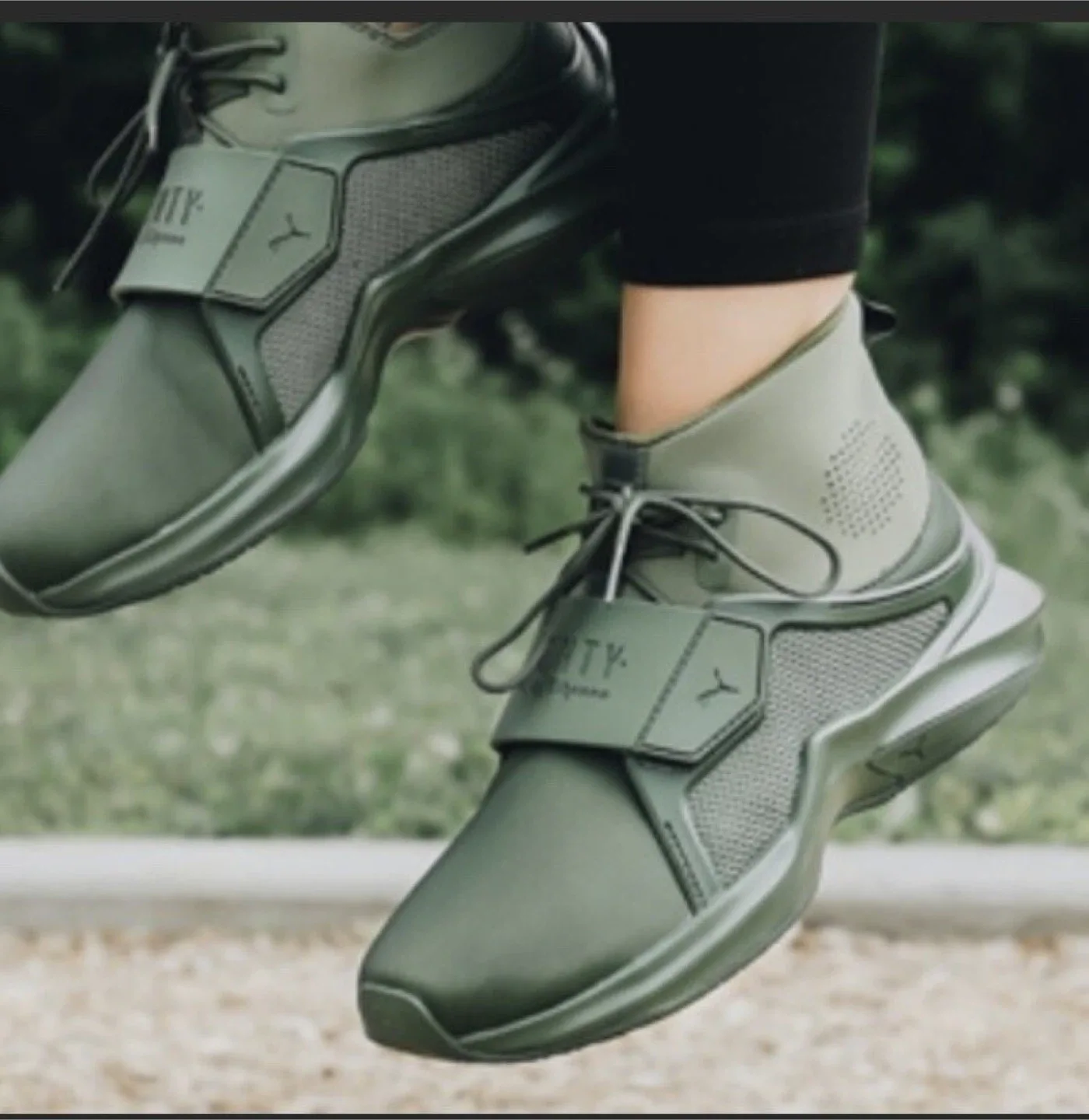 Puma Fenty by Rihanna Olive Green Shoes image indicator(7)