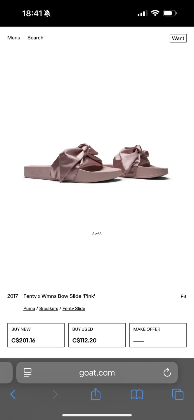 Puma Fenty Bow Slides - Pink image indicator(6)