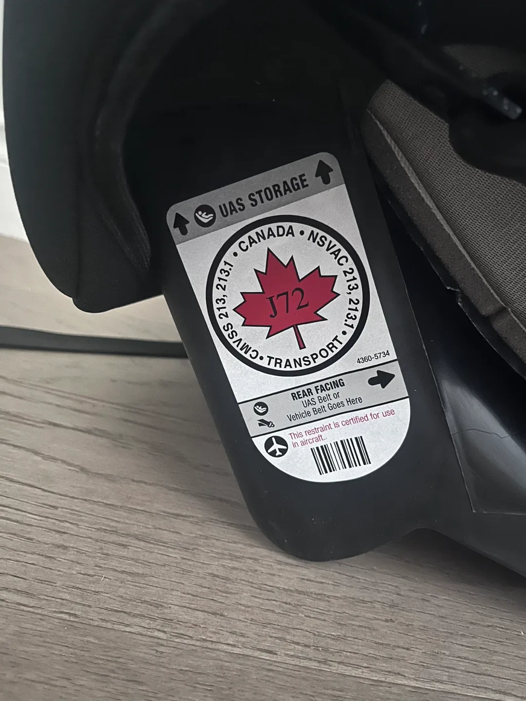 Cosco Scenera NEXT Car Seat - Air Travel 👍 image indicator(3)