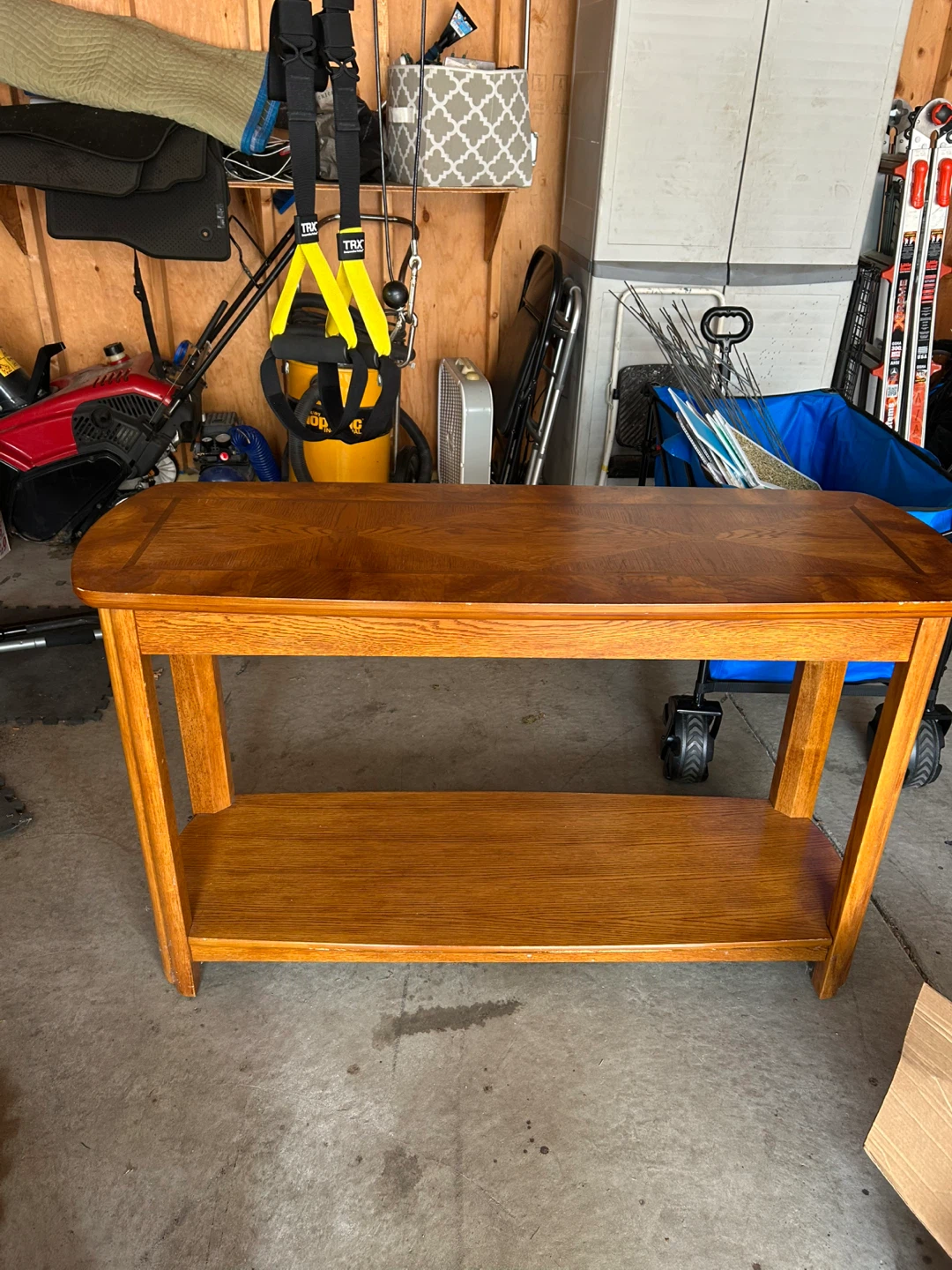 Wooden Console Table - photo 4