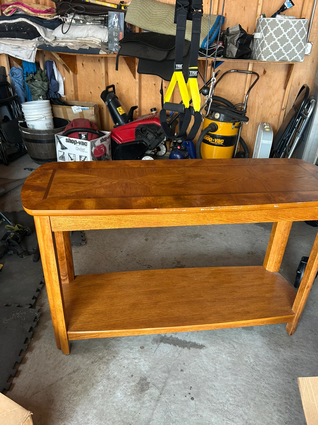 Wooden Console Table - photo 5