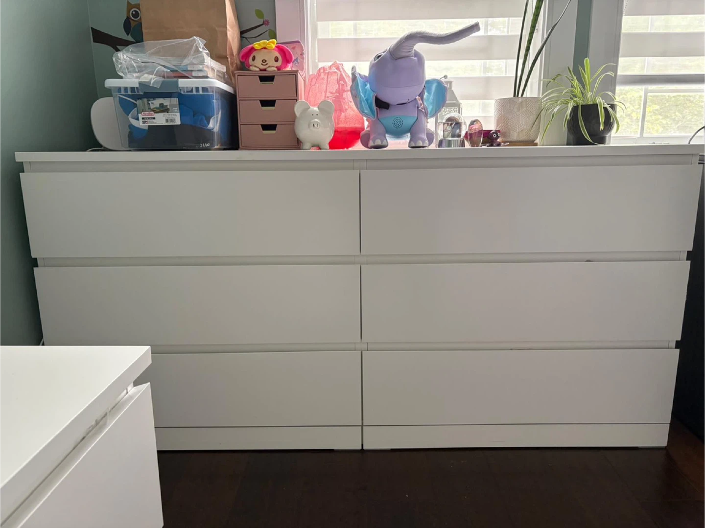 IKEA Storklinta White 6-Drawer Dresser