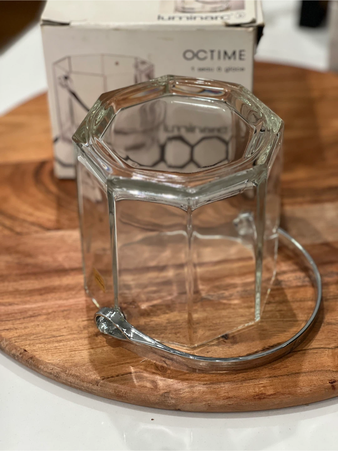 Luminarc "Octime" Ice Bucket w/ Silver-toned Metal Handle - photo 5