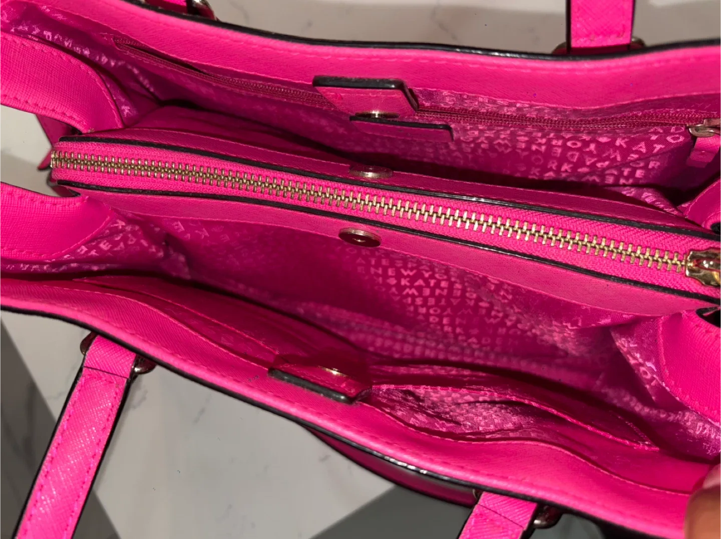 Kate Spade Pink Satchel image indicator(5)