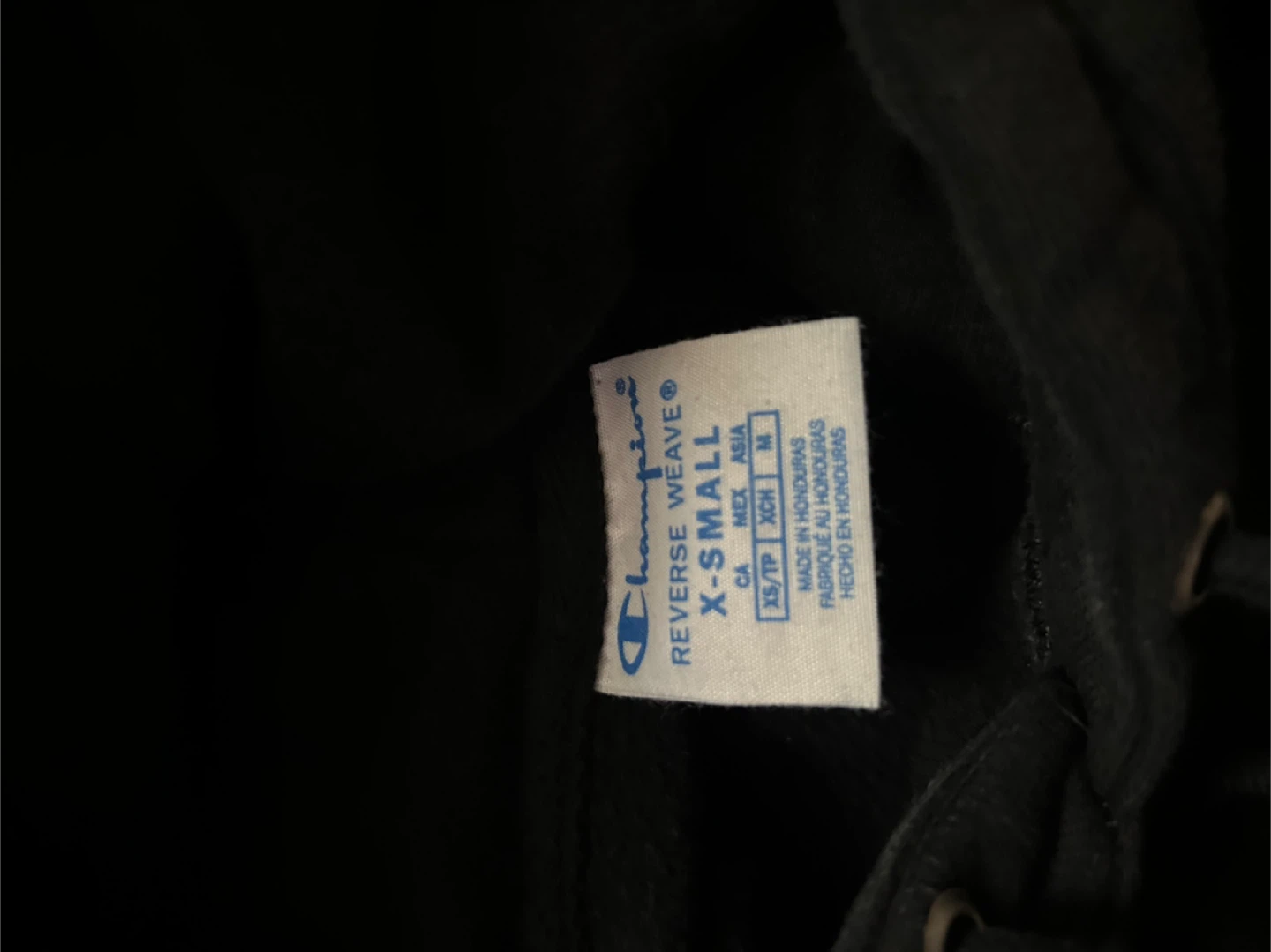 Champion Reverse Weave Hoodie - Black, XS - photo 3