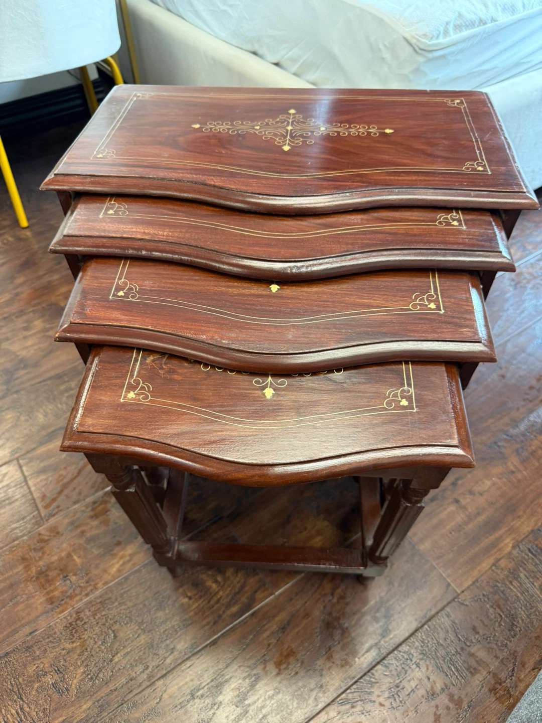 Wooden Nesting Tables - Set of 4 - photo 2