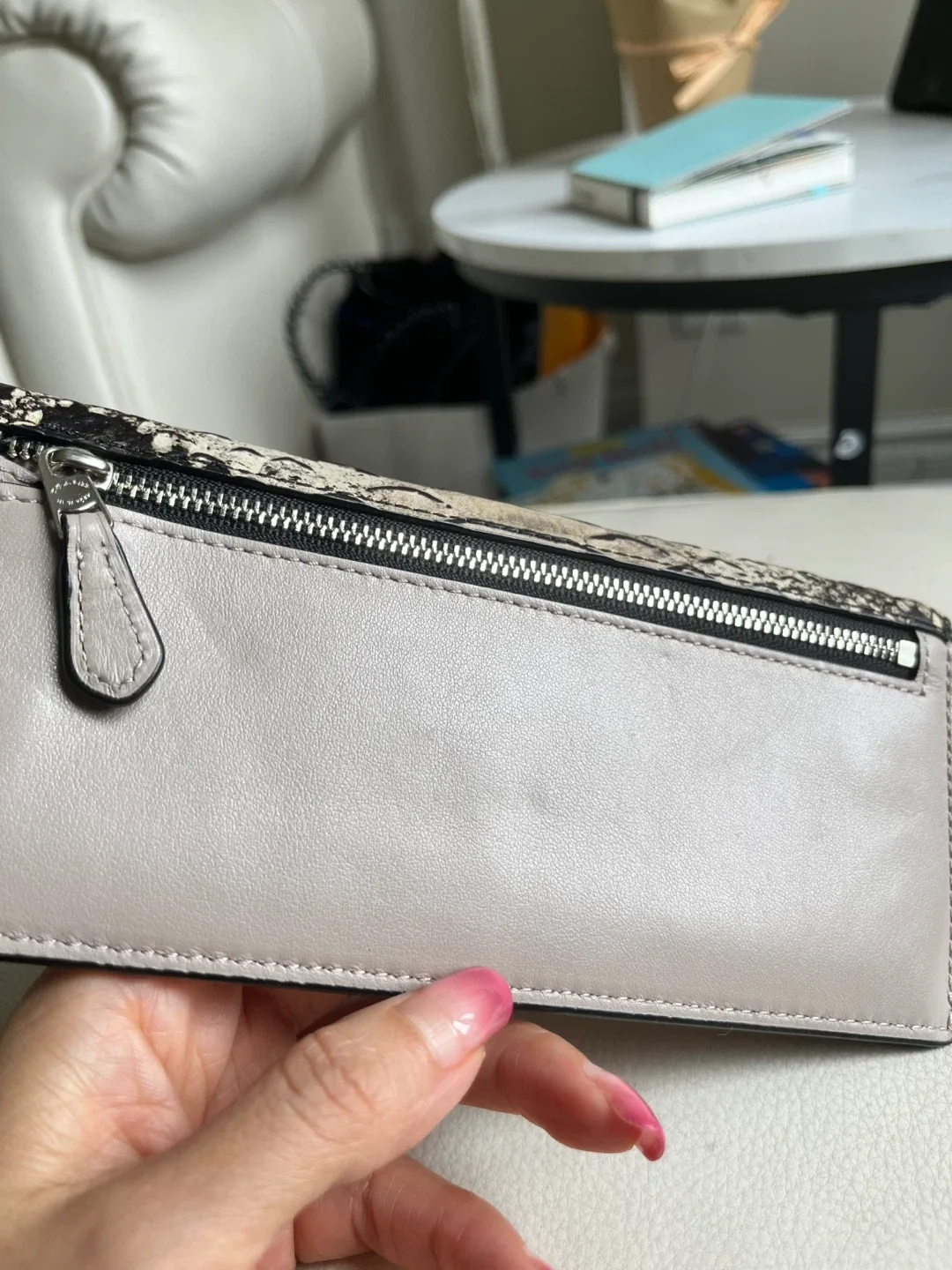 Coach Snakeskin Leather Wallet image indicator(2)