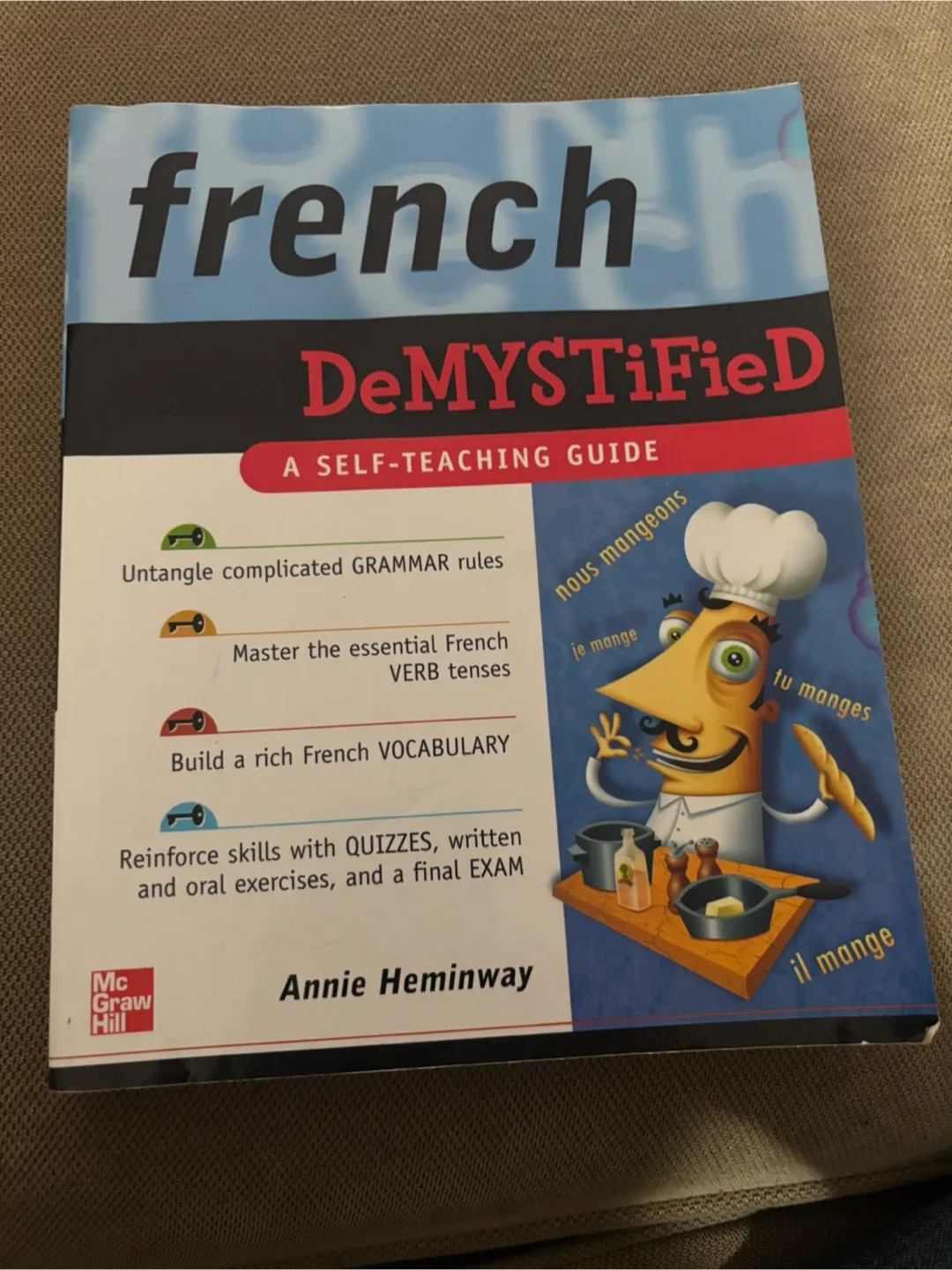 French DeMYSTiFieD Self-Teaching Guide by Annie Heminway thumbnail