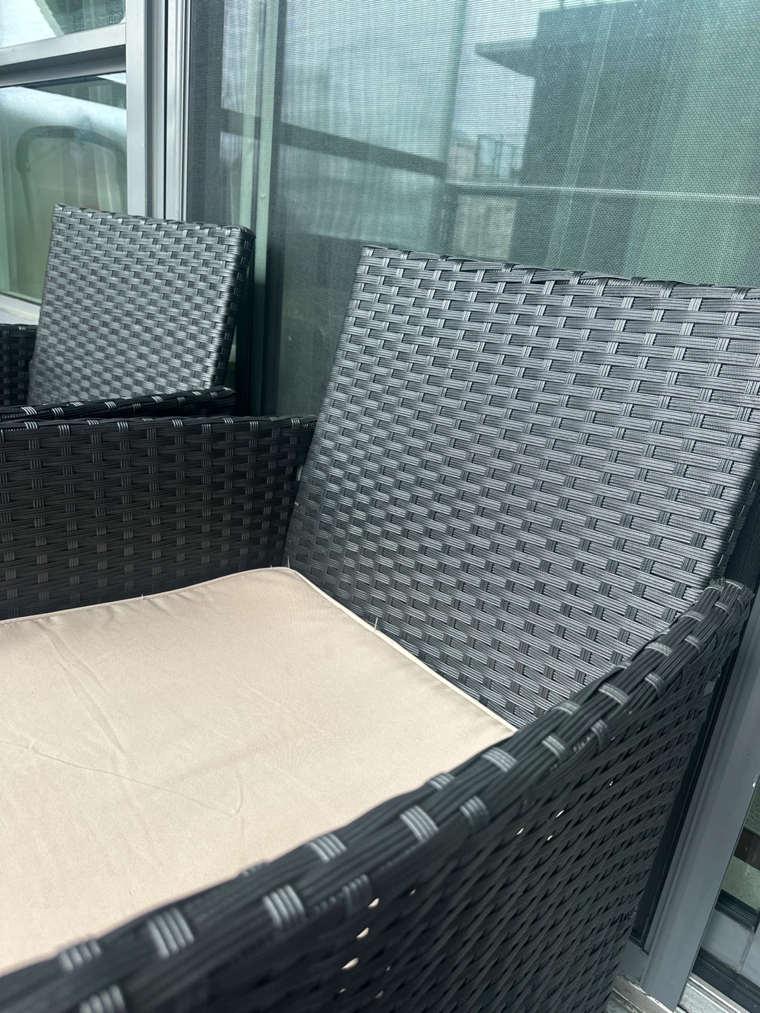 Wicker Patio Set - Loveseat, Chairs, Table - photo 2
