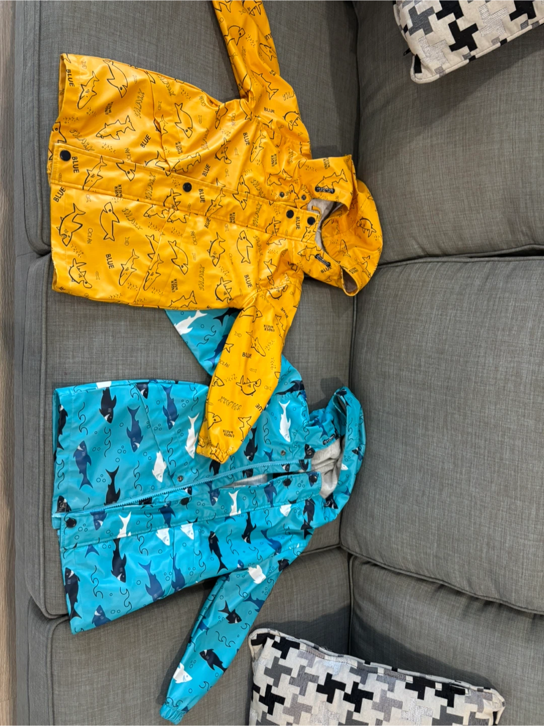 George 5T Rain Jackets - Shark Pattern