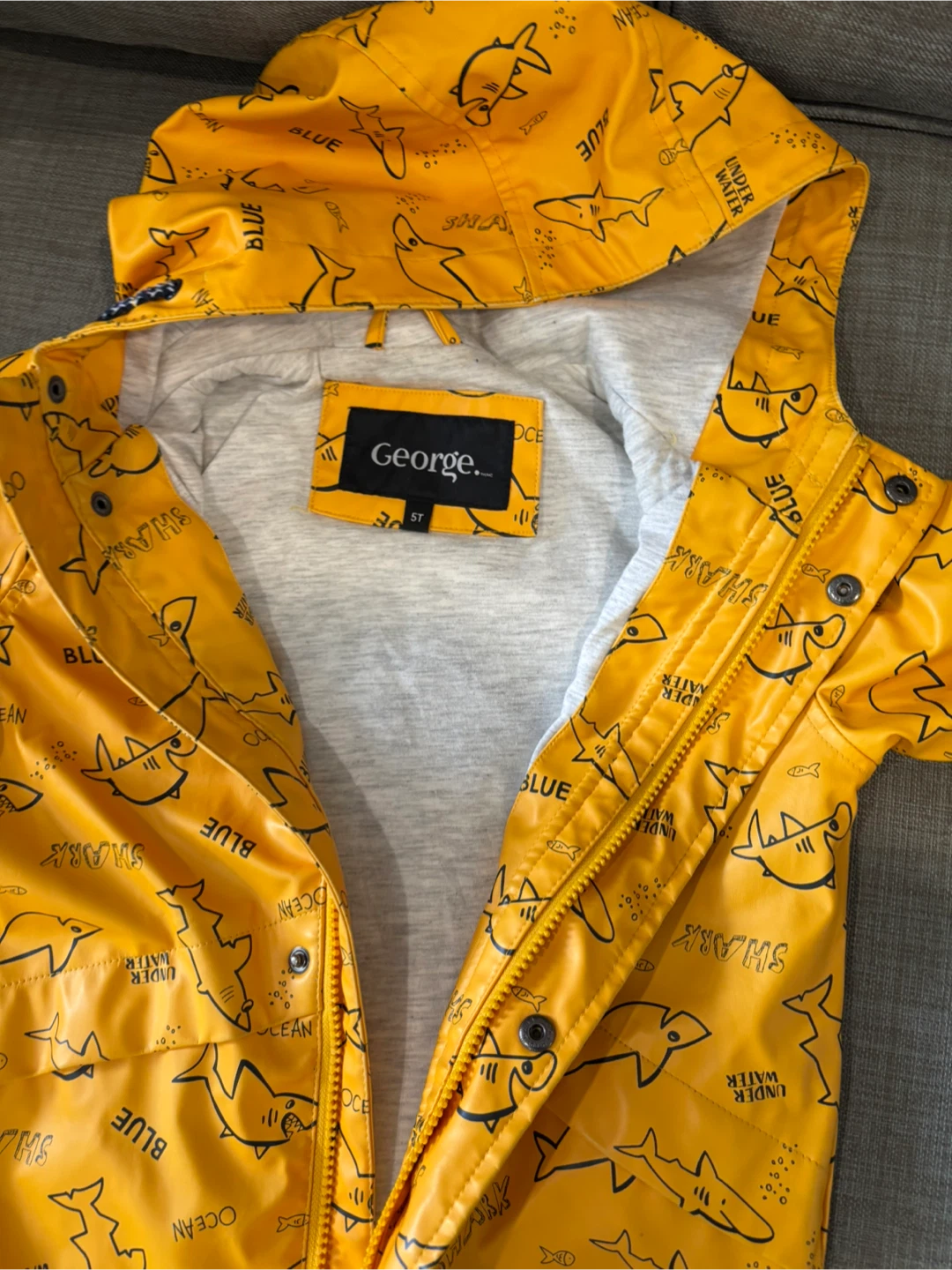 George 5T Rain Jackets - Shark Pattern - photo 2