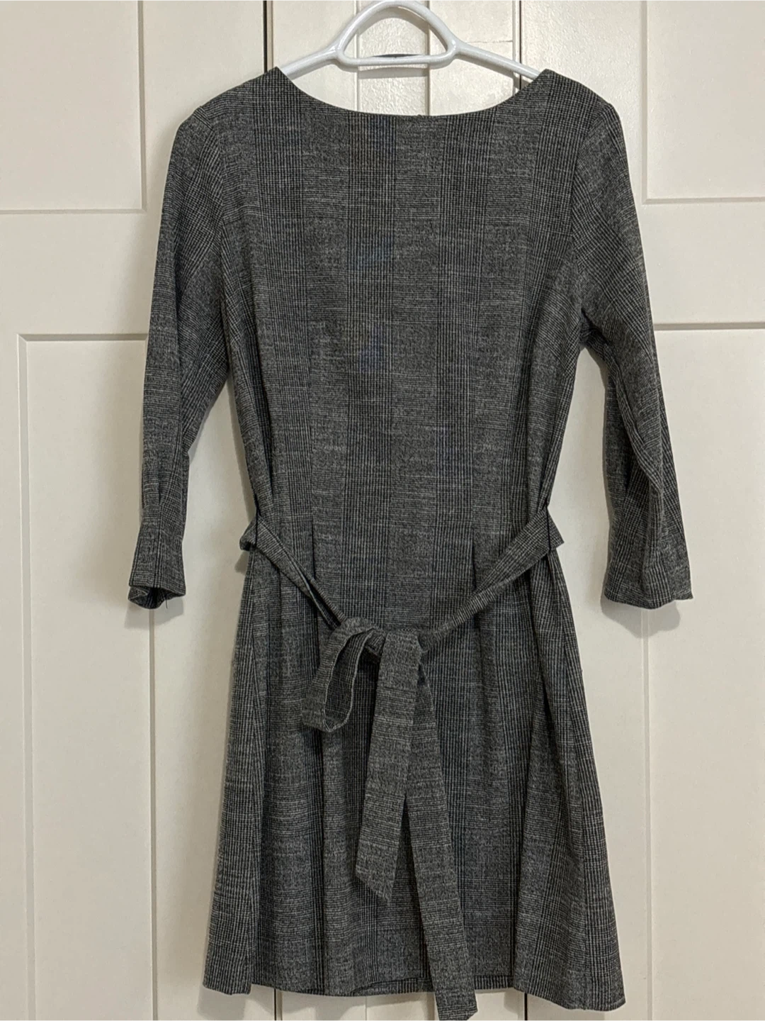 Grey H&M Dress with belt - photo 2