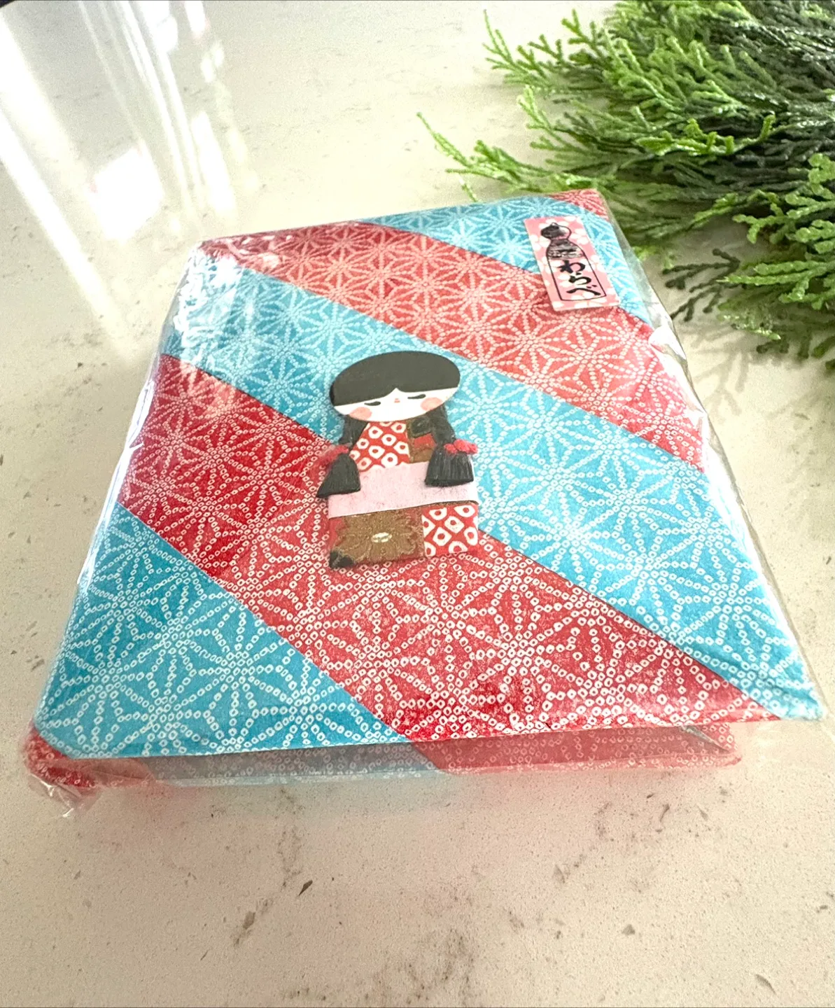 Japanese Warabe Doll Hardcover Journal Book - New image indicator(2)