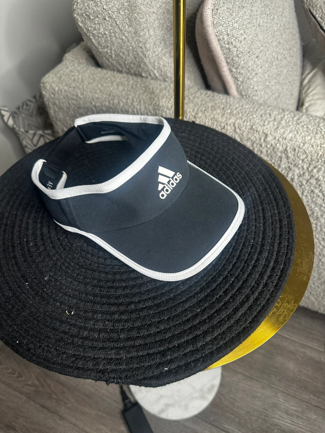 Adidas Black Golf Visor